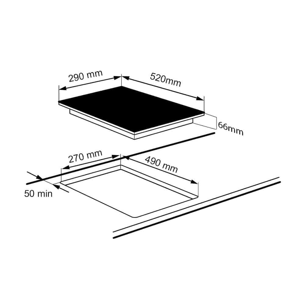 Eico induktionshäll, VIH 1030 P
