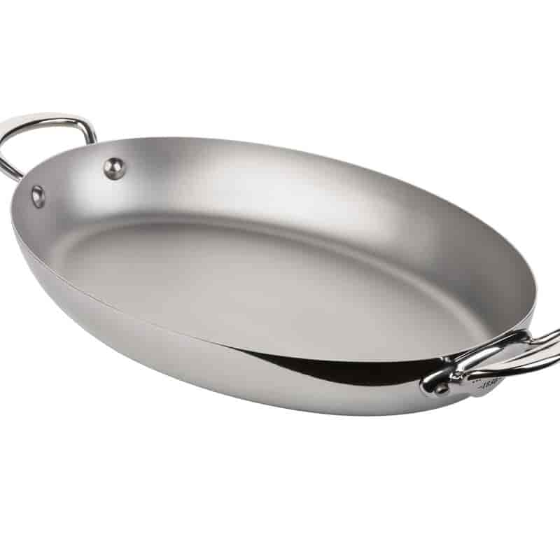 Panna med 2 handtag oval Cook Style 30 cm Stål, Mauviel