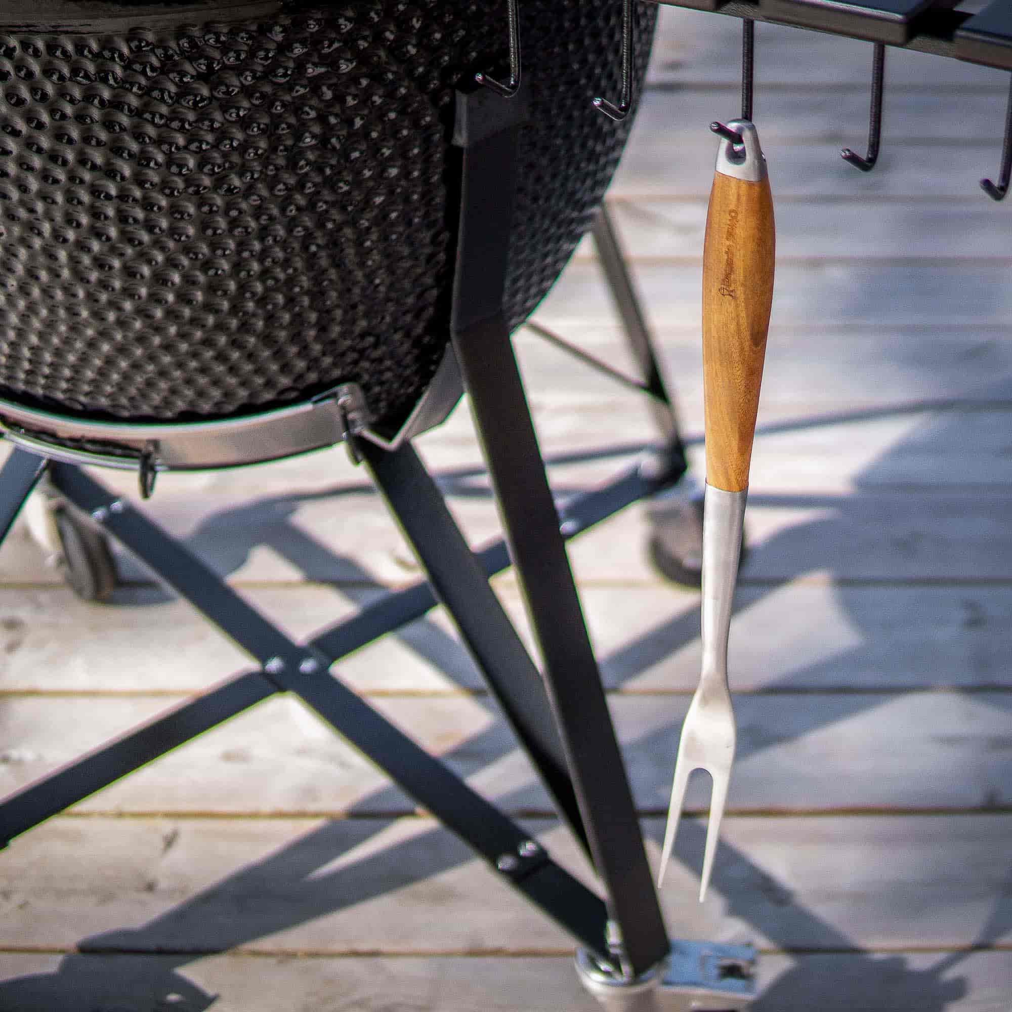 Kamado Sumo, Grillgaffel Acacia trä
