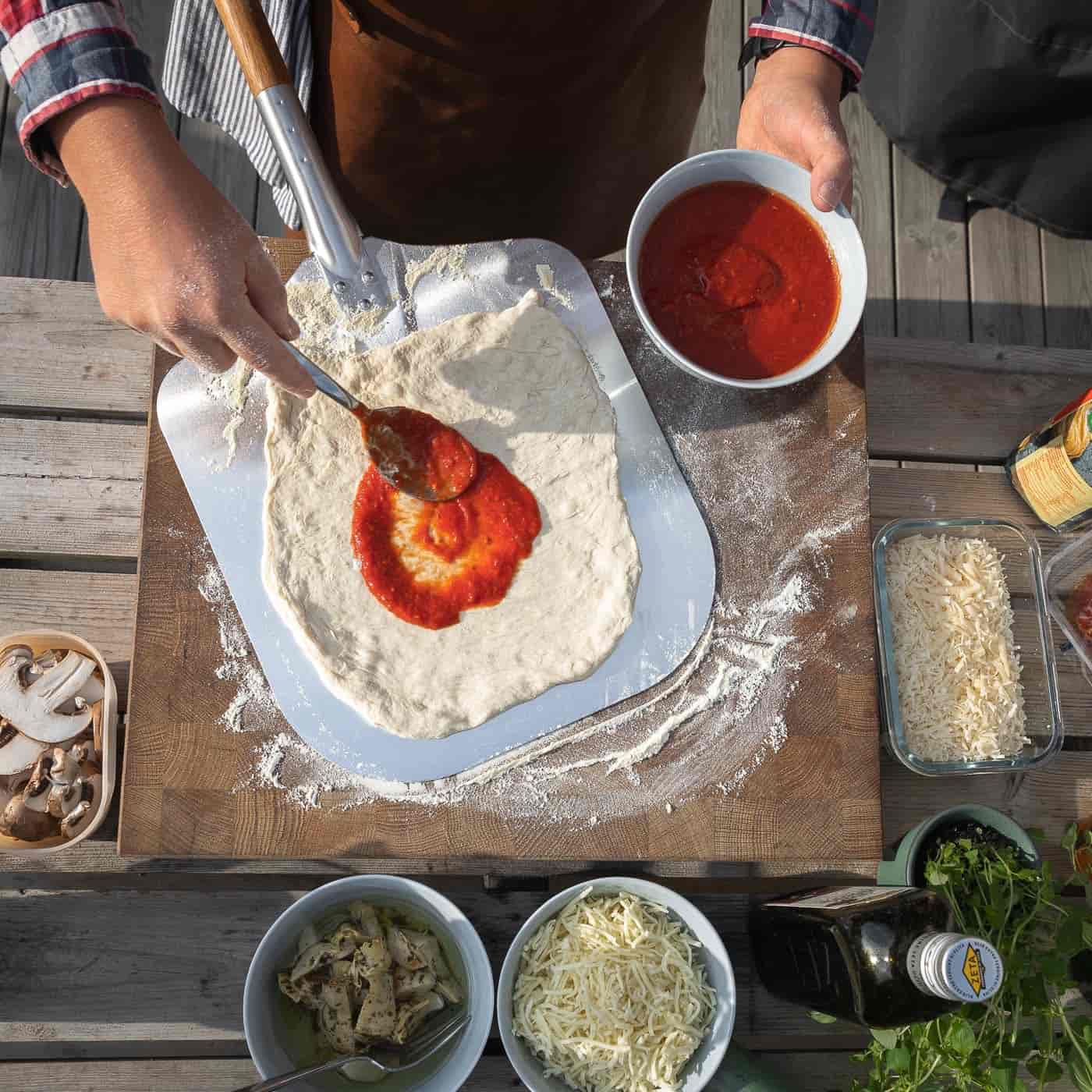 Kamado Sumo, Pizzaspade
