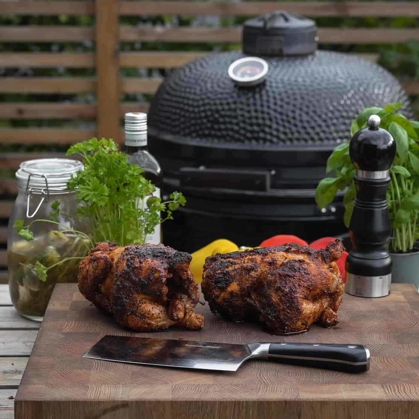 Kamado Sumo, BBQ Chef chopper