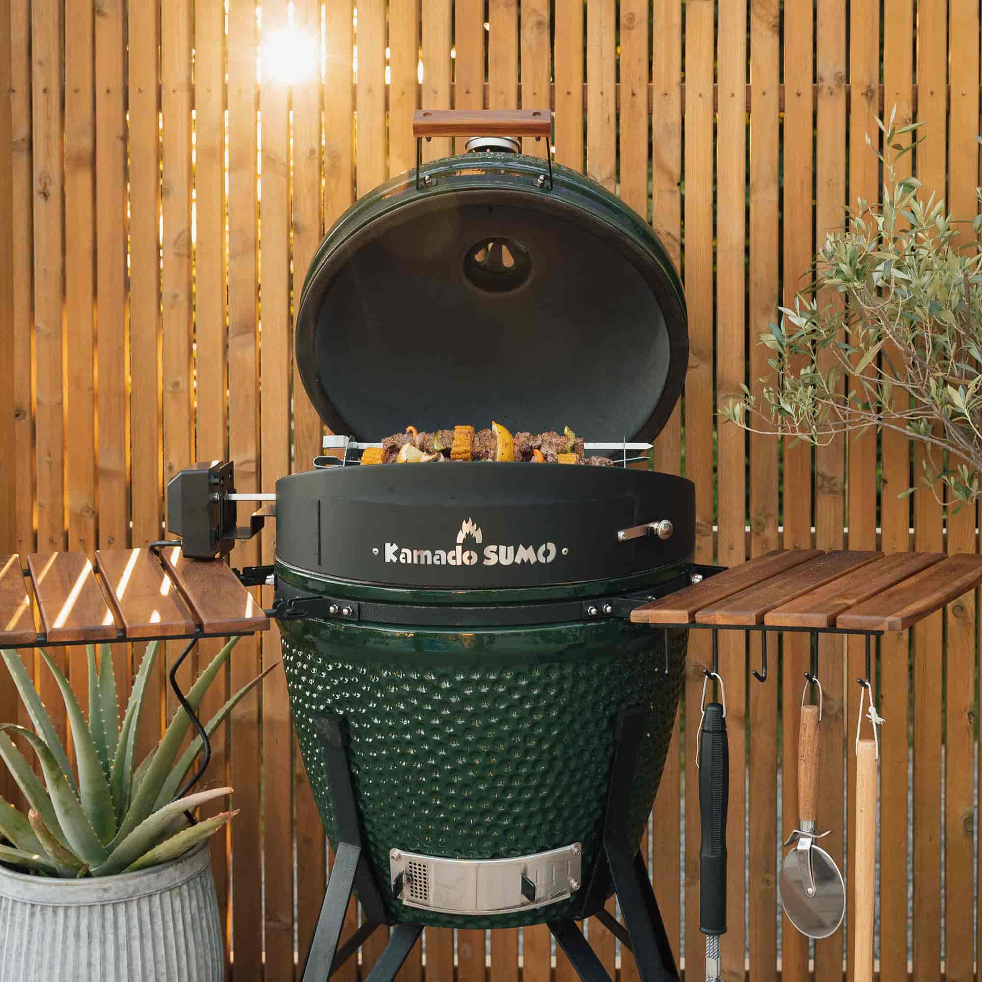 Kamado Sumo, Grillmästarens Rotisserie & Pizzaugn Midi