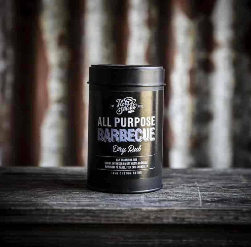 HOLY SMOKE BBQ ALL PURPOSE BARBECUE DRY RUB / 175g