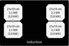 Eico Spishäll med inbyggd fläkt, NikolaTesla Switch Glow BL/F/83, återcirkulering