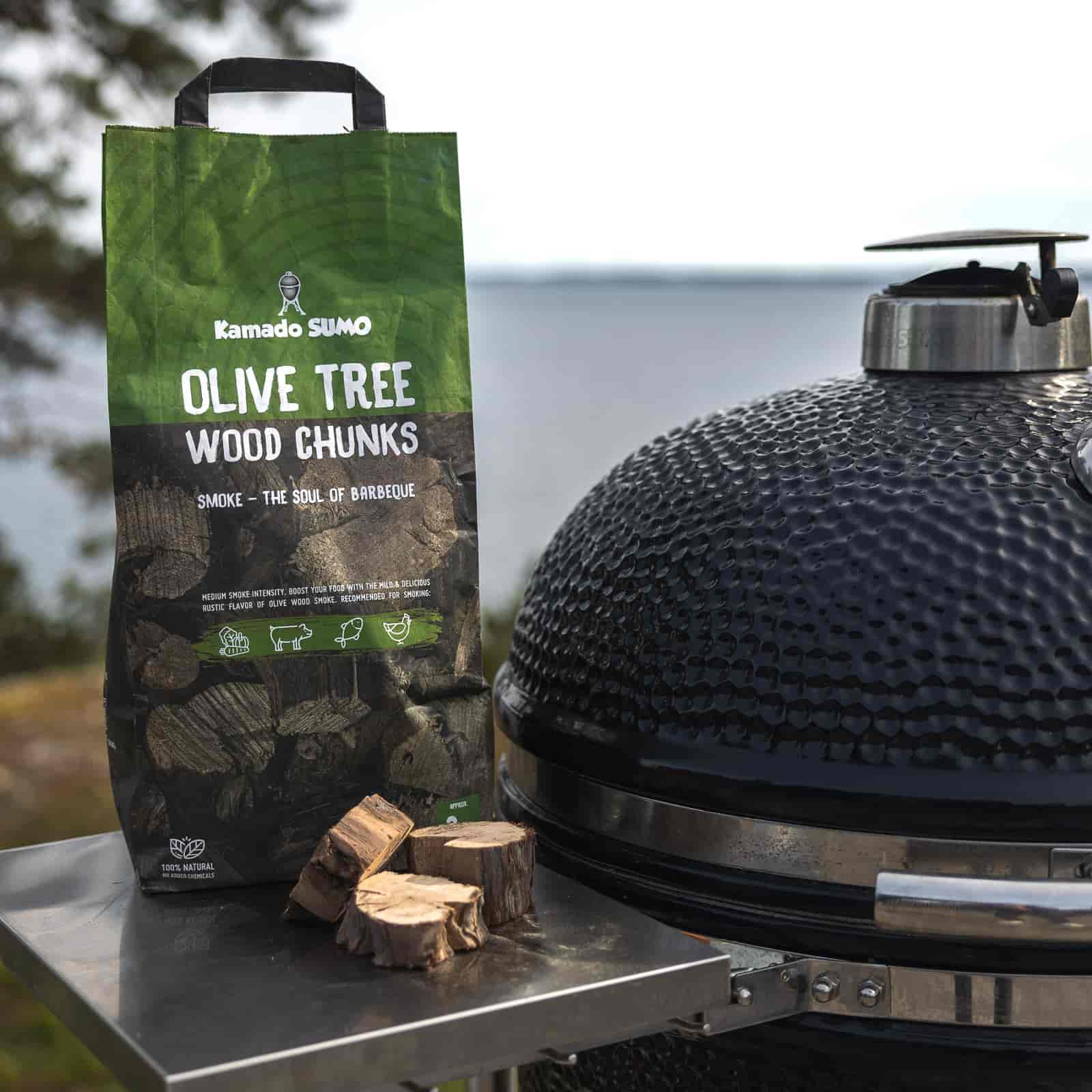 Kamado Sumo, Olive Wood Chunks 3 kg