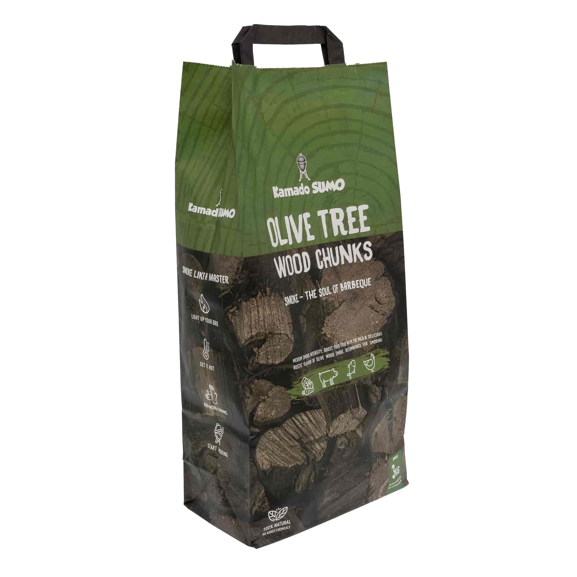 Kamado Sumo, Olive Wood Chunks 3 kg