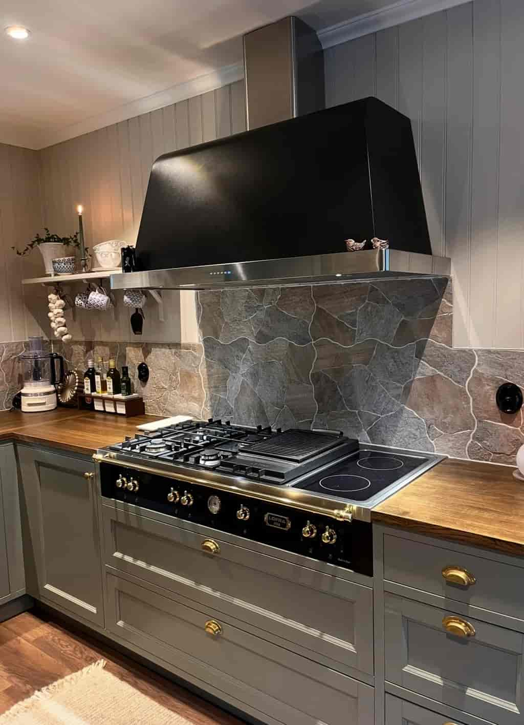 Lofra Dolce Vita Rangetop 120 cm, Gas/ Keramisk Mässing
