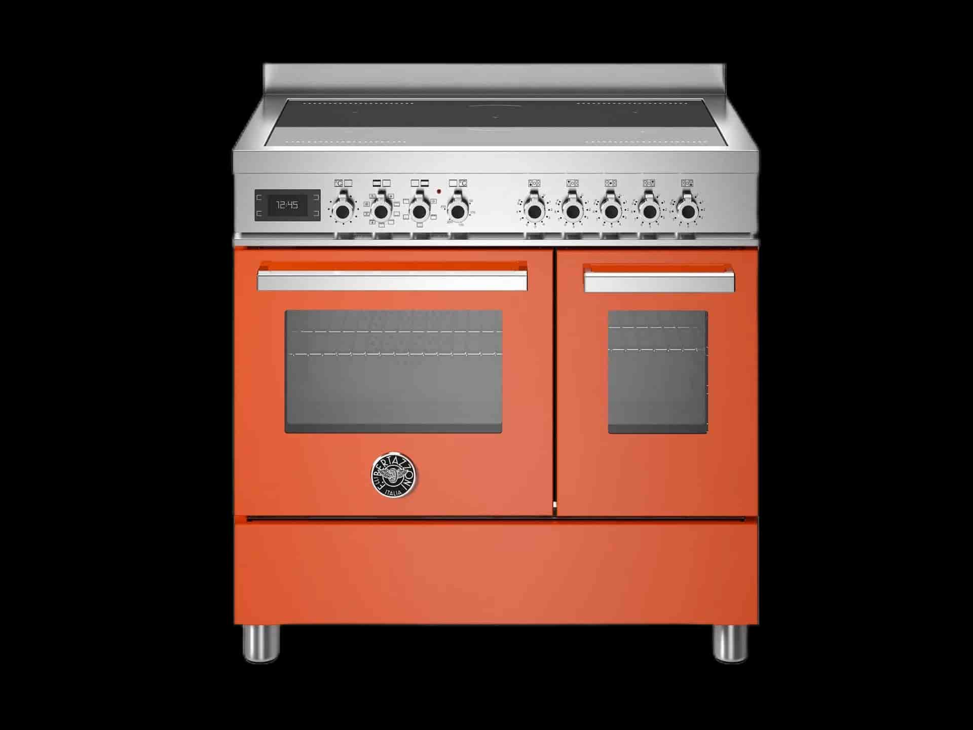 Bertazzoni Induktionsspis, Professional, 90x60 2 Ugnar, Orange