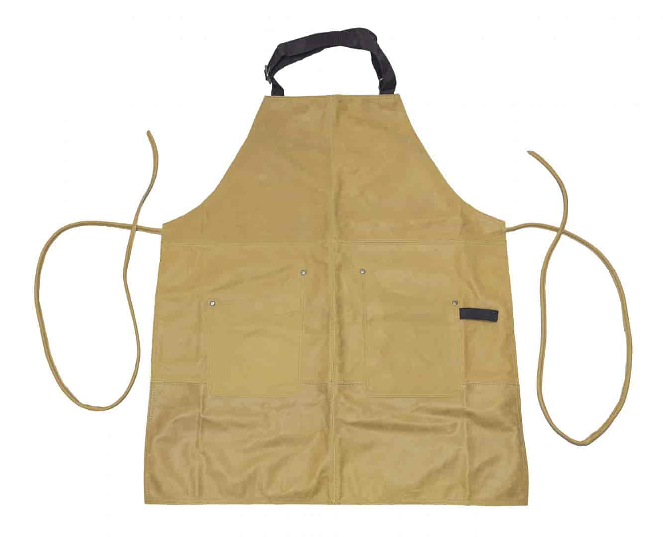 Förkläde Vintage Läder HOME MUSTARD