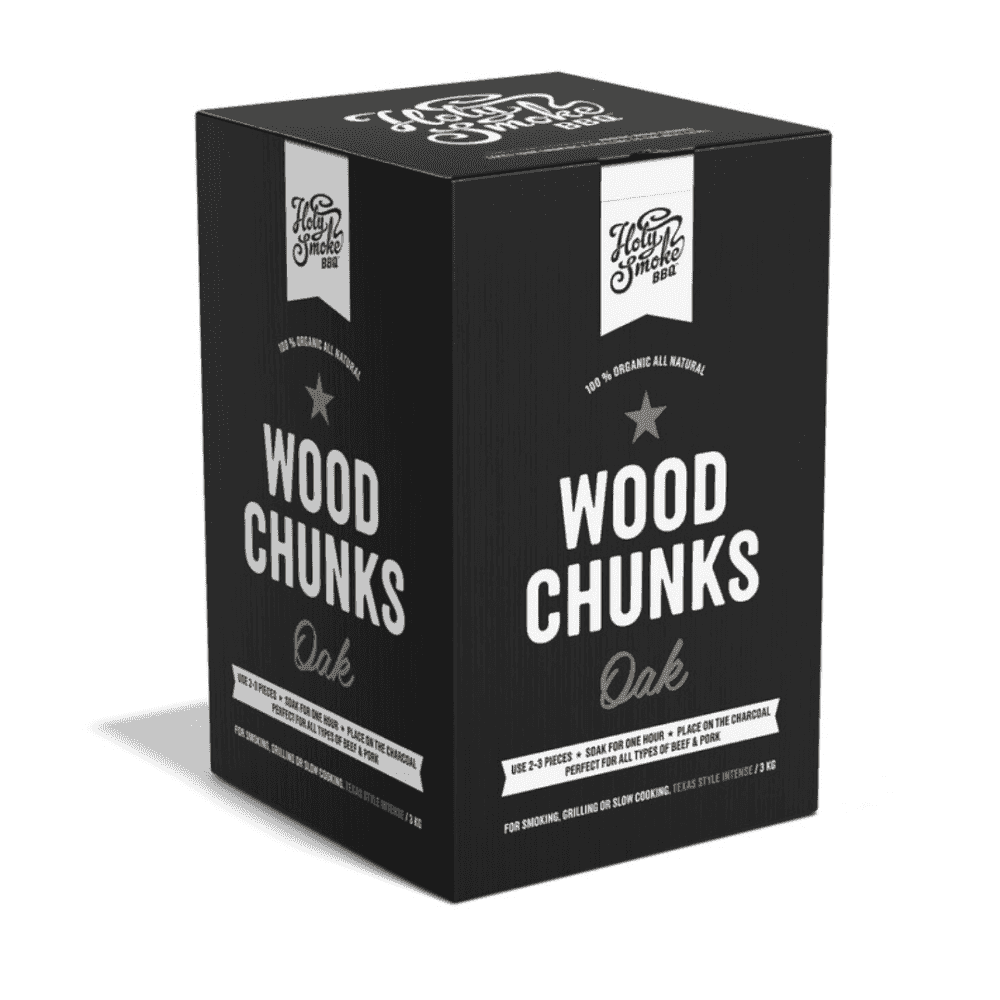 HOLY SMOKE BBQS SMOKE WOOD CHUNKS OAK 3 KG