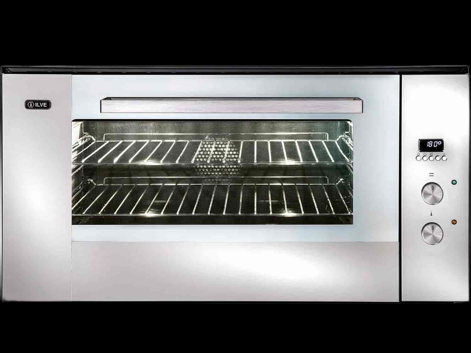 Ilve, Professional Plus multifunktionsugn 90, 30-320°C, TFT-display, rostfritt
