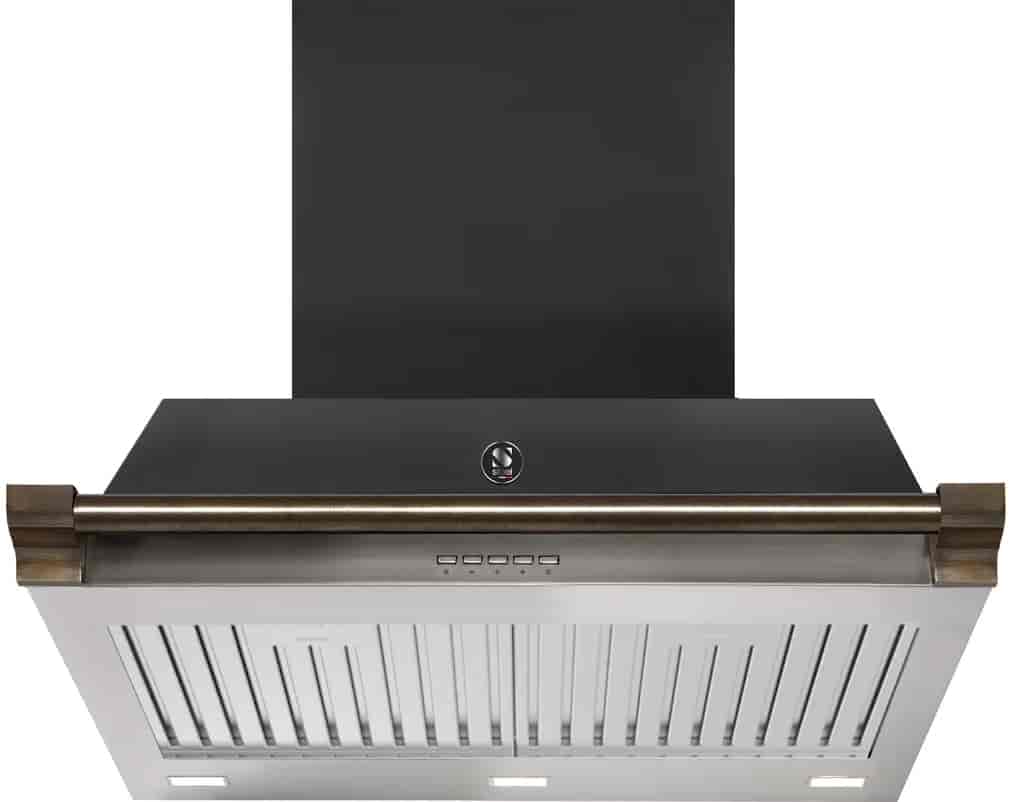 Steel Ascot Hood 70 cm Antracite/Bronze