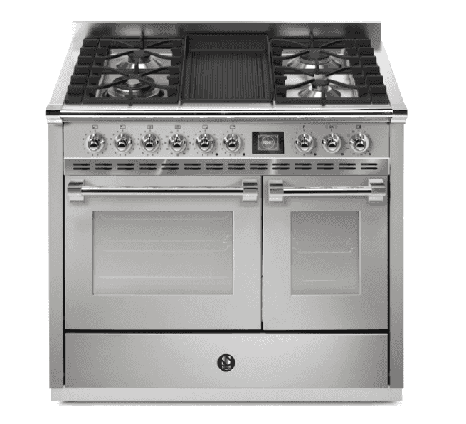 Steel, Ascot, Spis, Gas ,4 brännare + barbecue ,100 cm