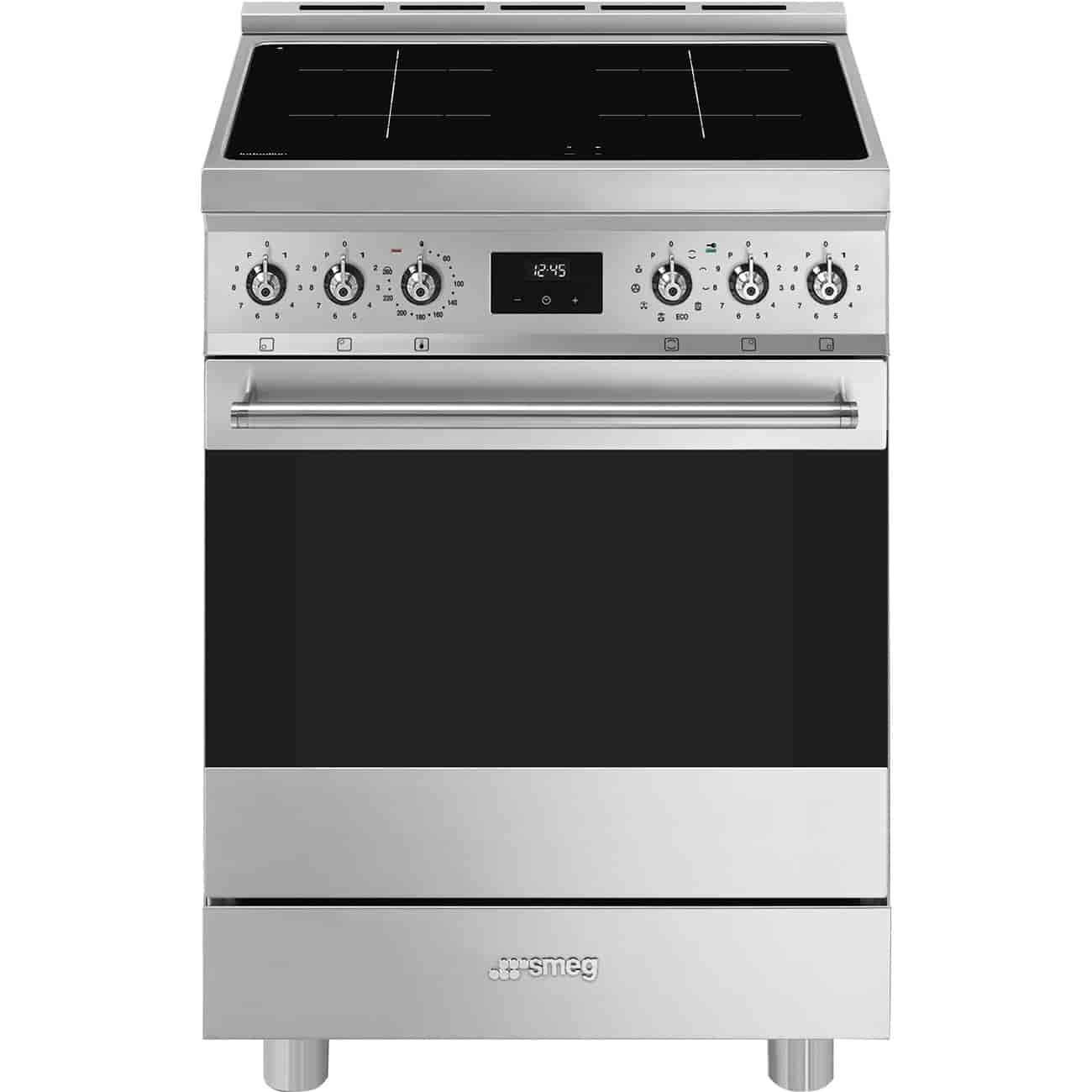 SMEG Classic, C6IPXM2, Induktionsspis 60x60 cm Rostfritt stål