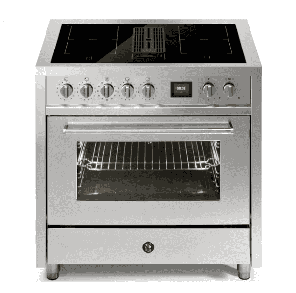 Steel, Enfasi Mistral Stainless, Spis, Induktion + fläkt ,Induktion + fläkt ,90 cm
