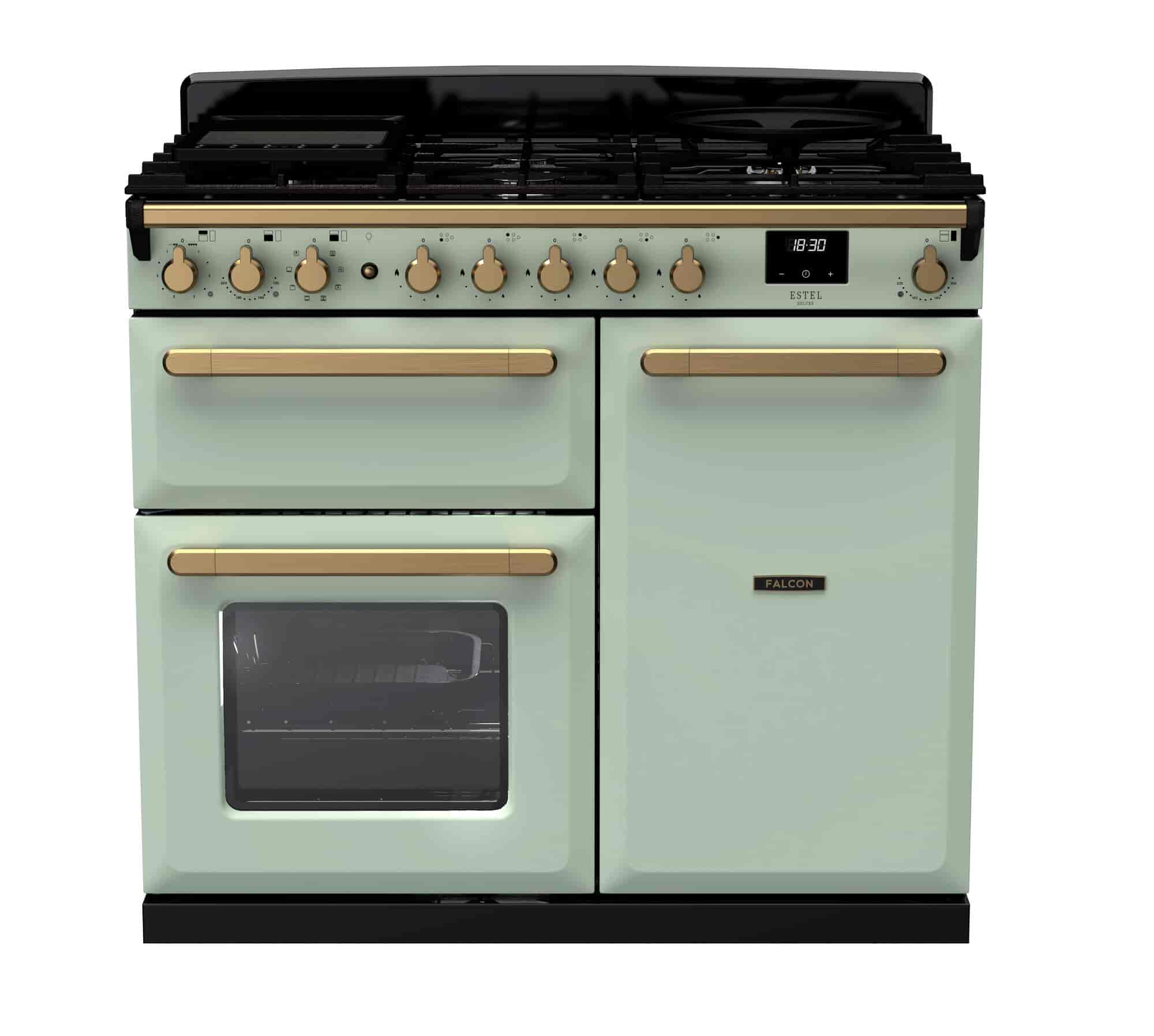 Falcon Estel Deluxe 100 gas borstad mässing