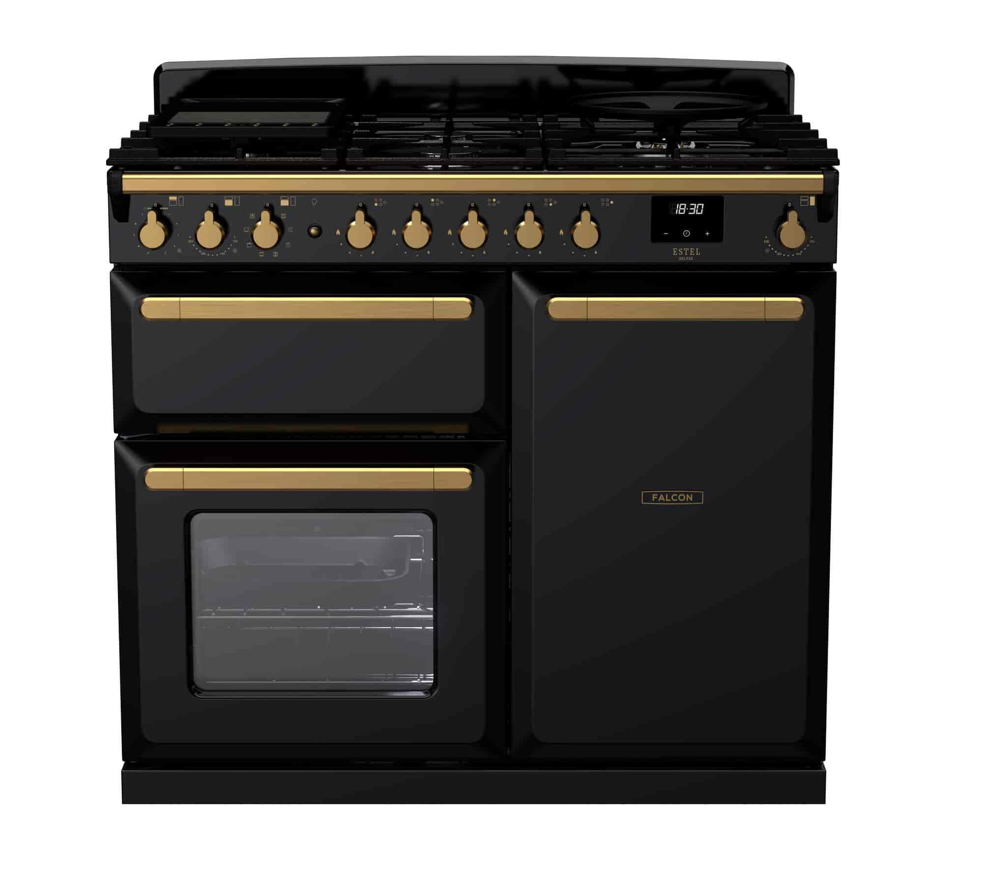 Falcon Estel Deluxe 100 gas borstad mässing