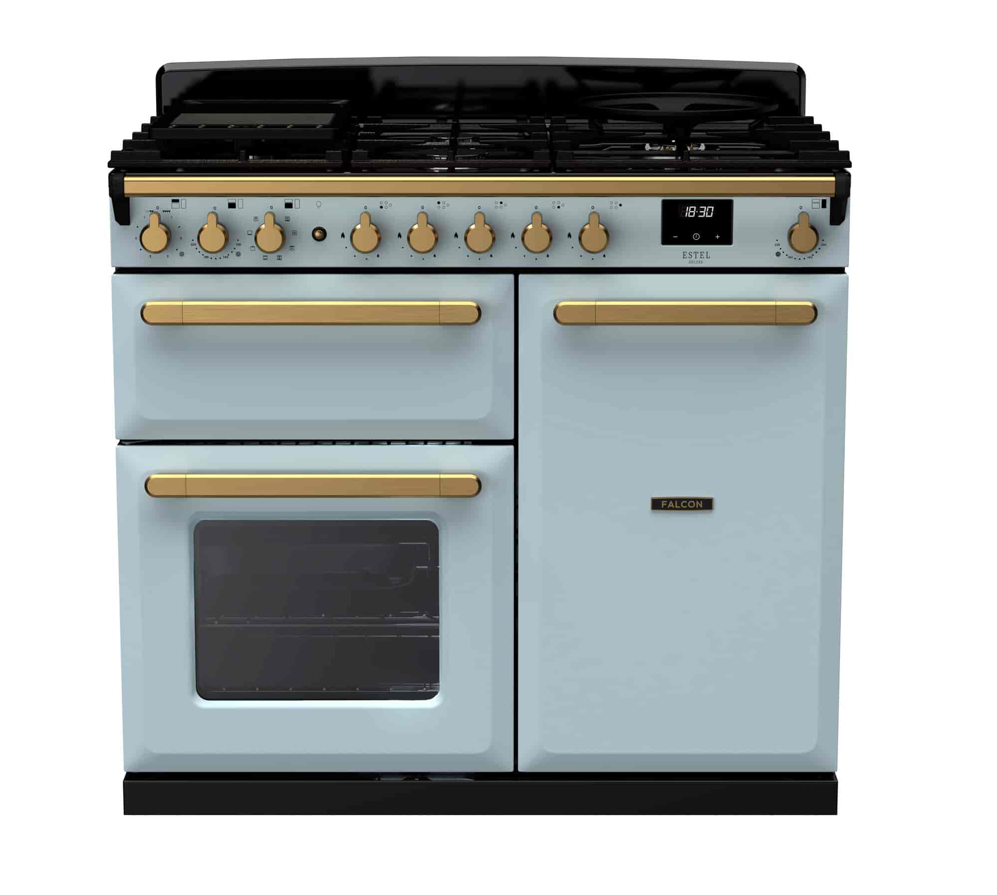 Falcon Estel Deluxe 100 gas borstad mässing
