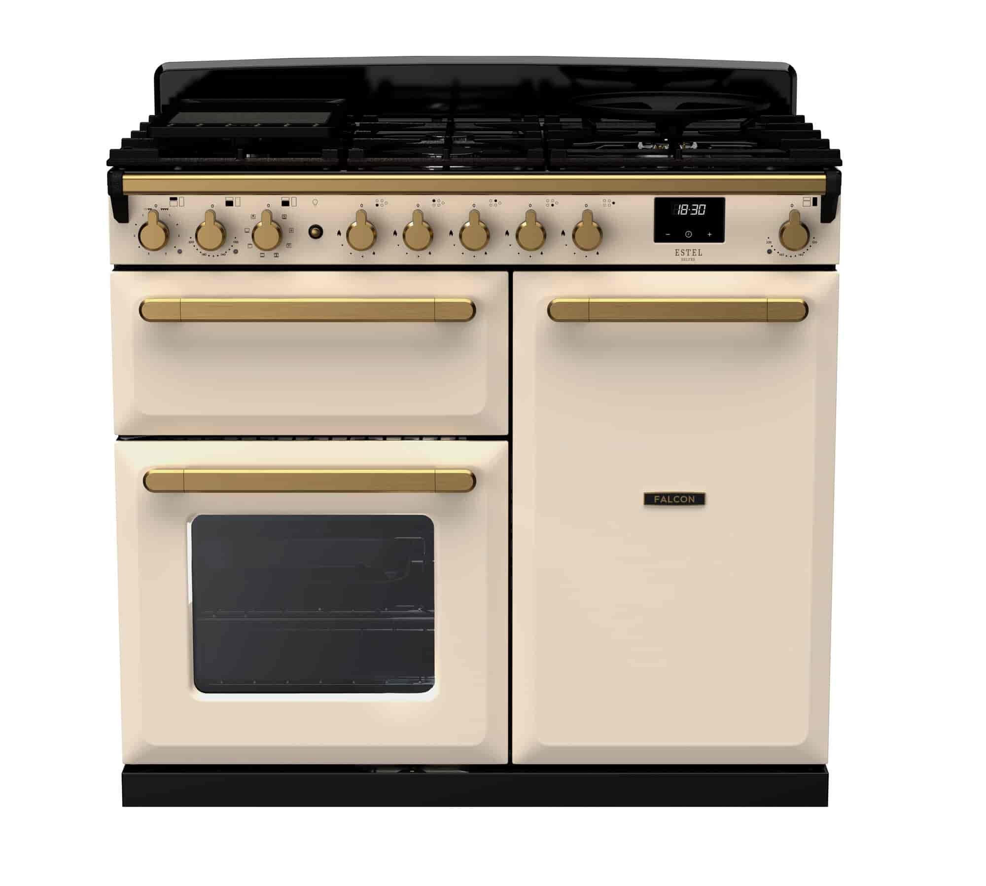 Falcon Estel Deluxe 100 gas borstad mässing