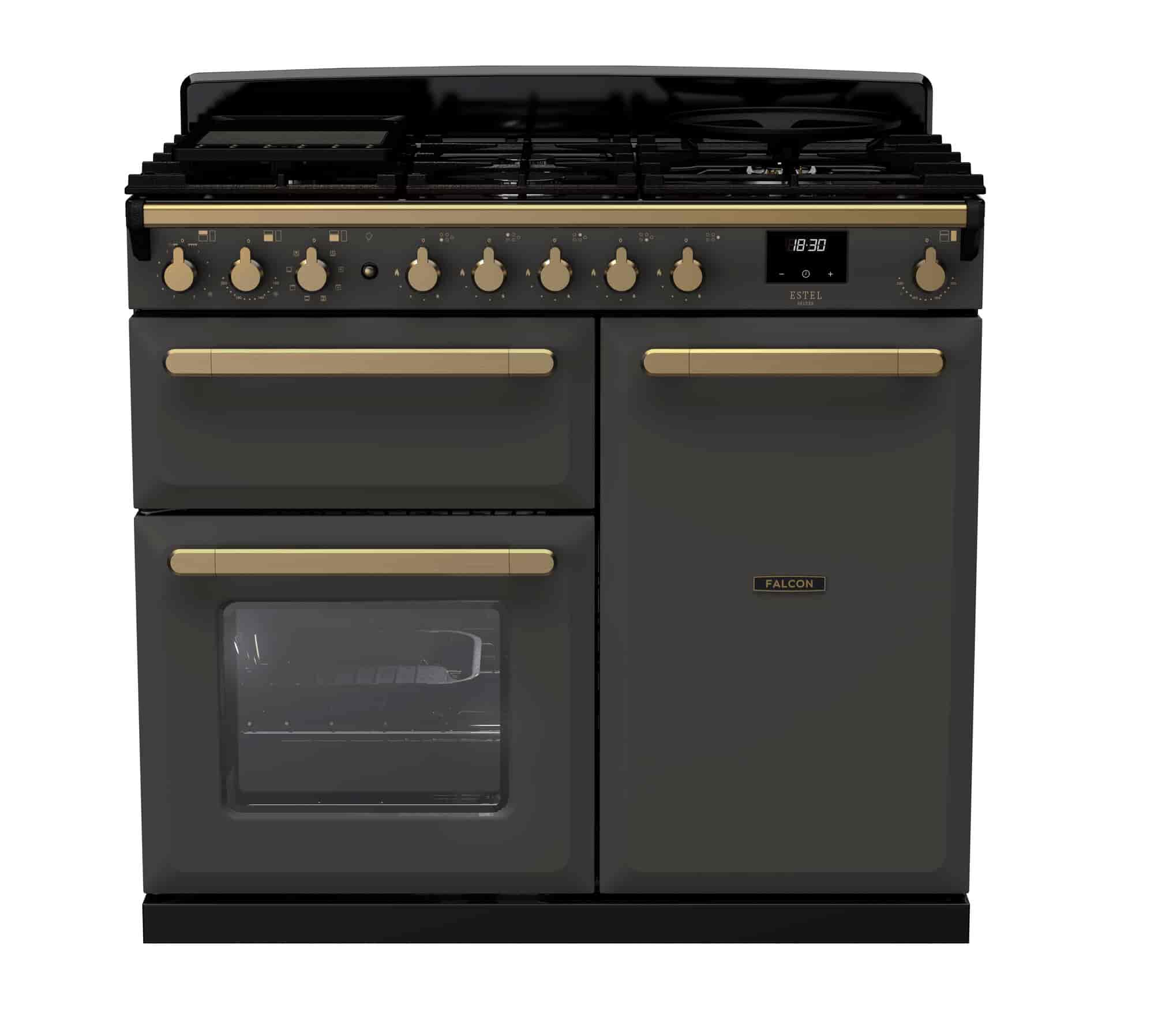 Falcon Estel Deluxe 100 gas borstad mässing
