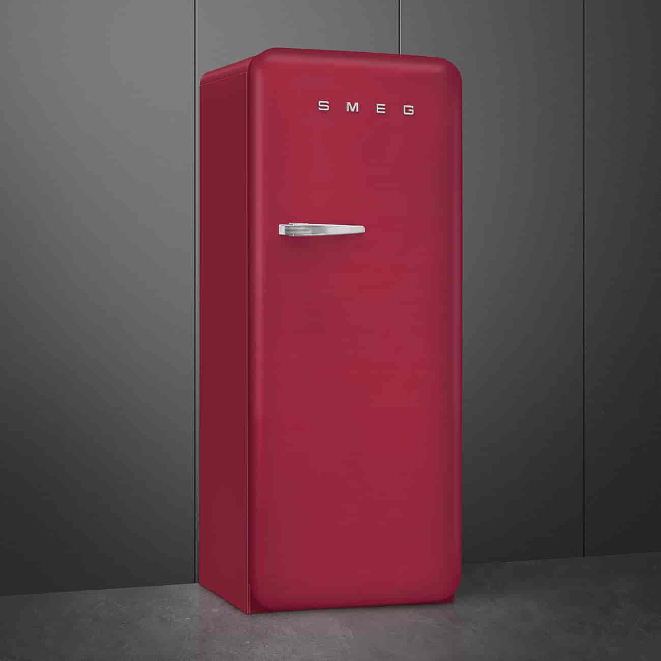 Smeg Fristående Kylskåp Rubinröd, Matt