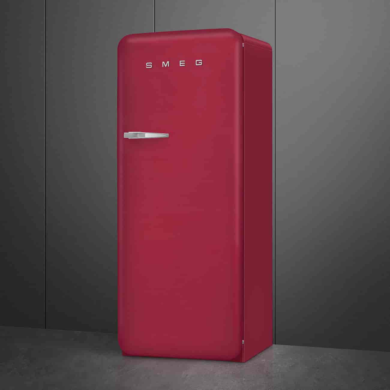 Smeg Fristående Kylskåp Rubinröd, Matt