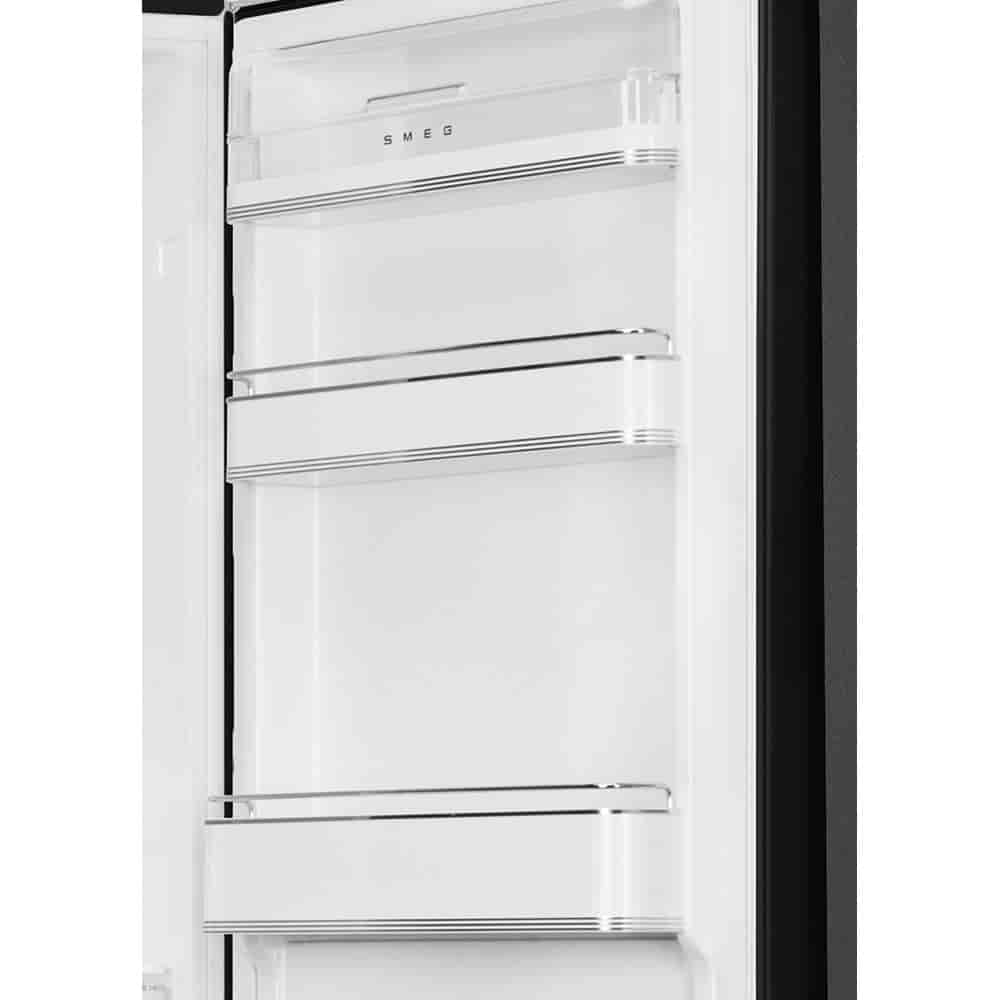 Smeg Kombinerad Kyl/Frys Fristående, Svart