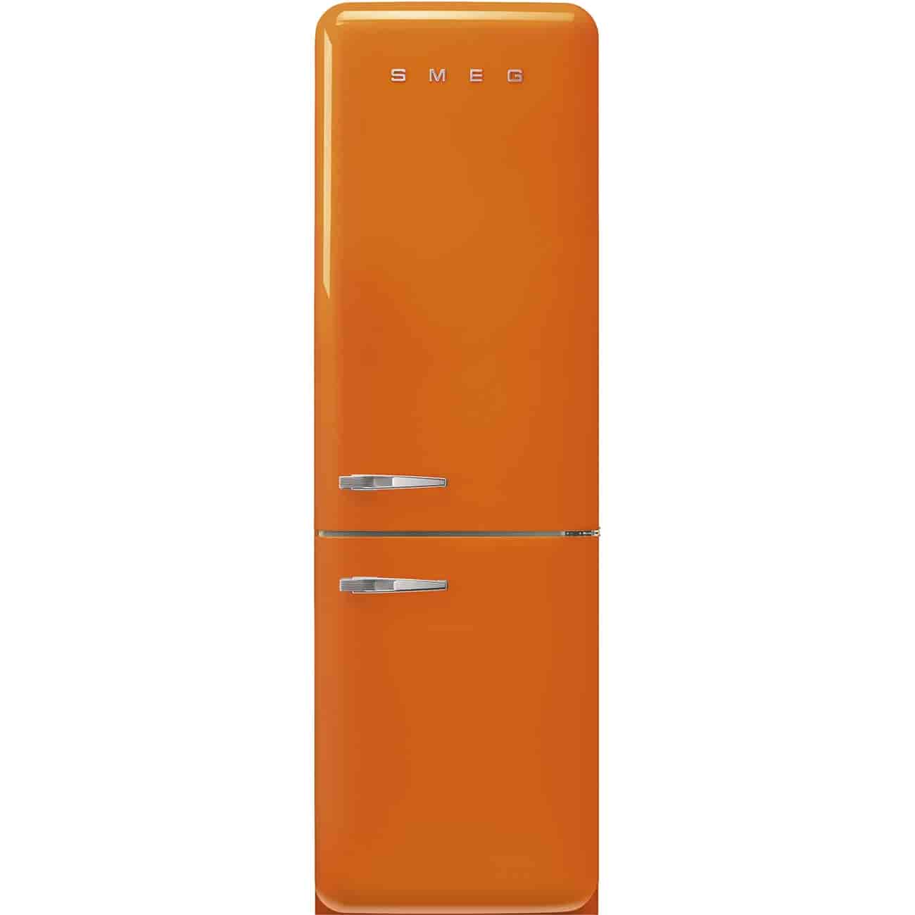 Smeg Kombinerad Kyl/Frys Fristående, Orange