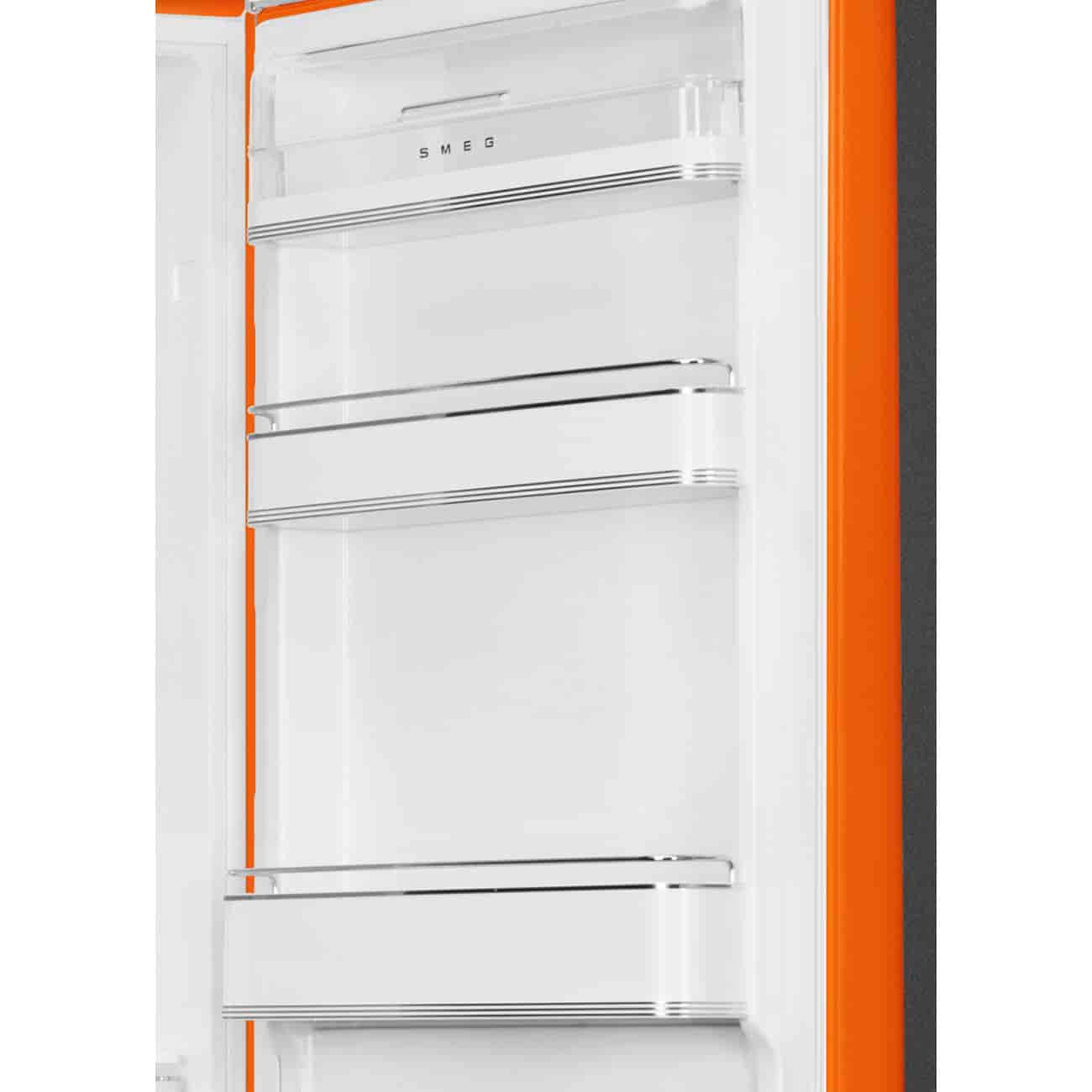 Smeg Kombinerad Kyl/Frys Fristående, Orange