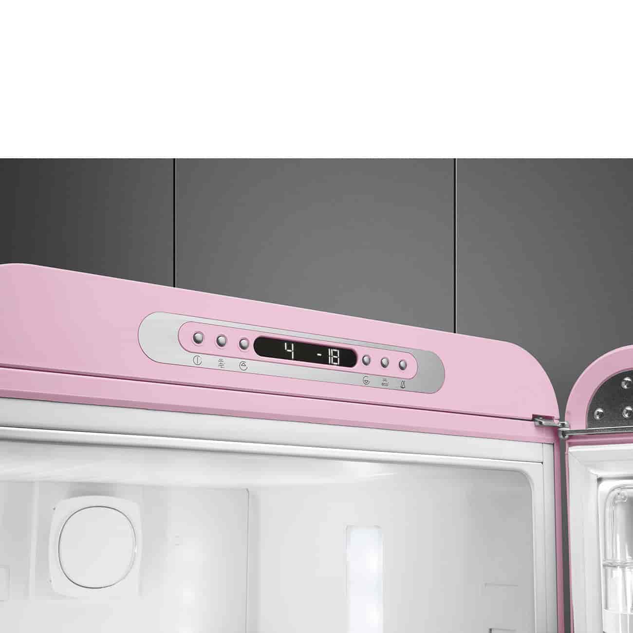 Smeg Kombinerad Kyl/Frys Fristående, Rosa