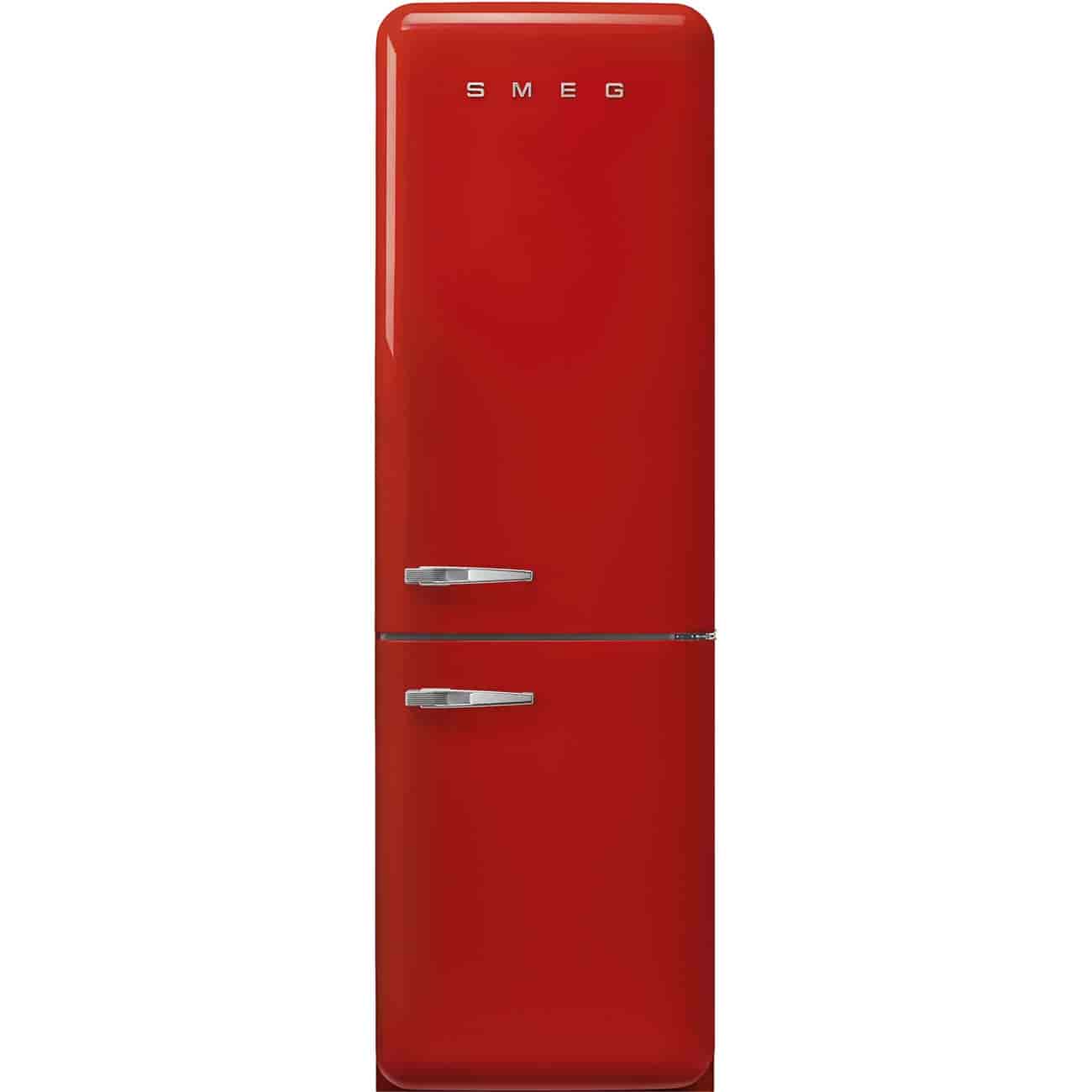 Smeg Kombinerad Kyl/Frys Fristående, Röd