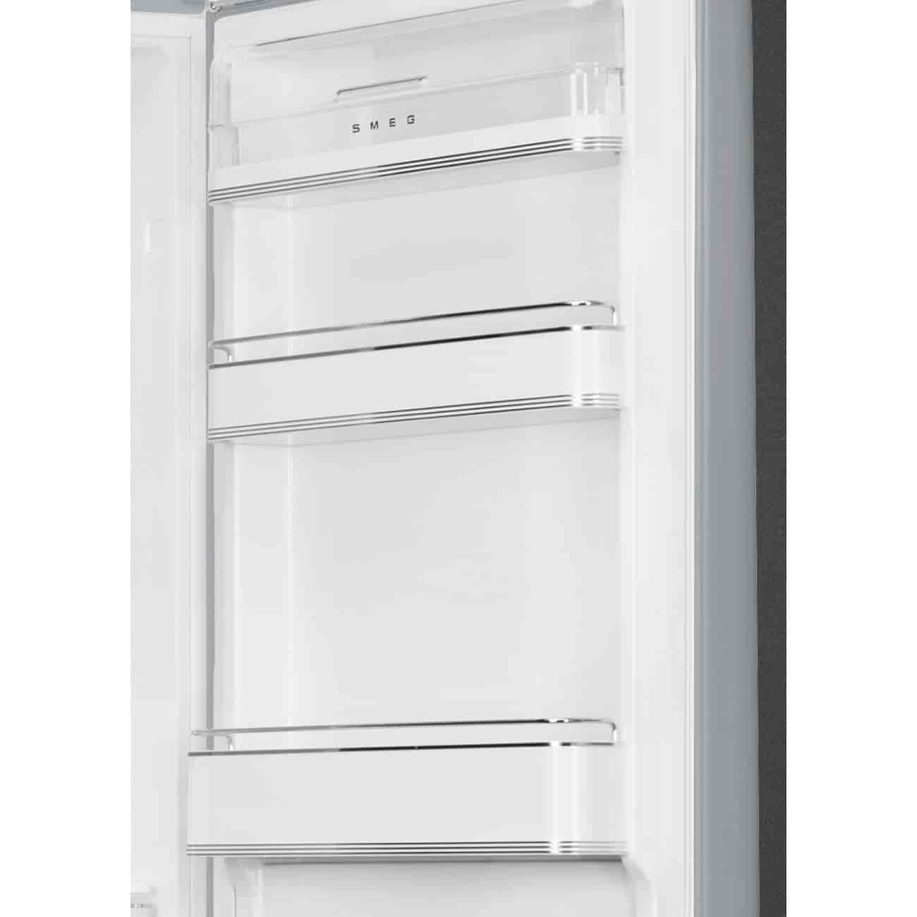 Smeg Kombinerad Kyl/Frys Fristående, Silver