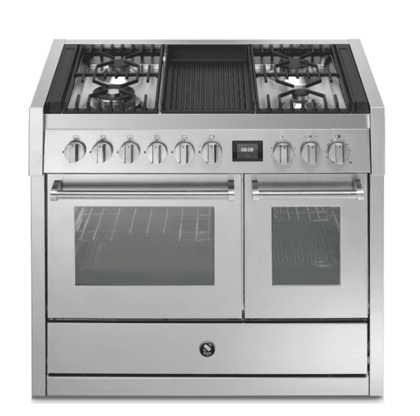Steel, Genesi, Spis, Gas ,4 brännare + barbecue ,100 cm