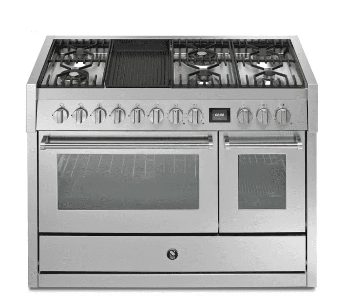 Steel, Genesi, Spis, Gas ,6 brännare + barbecue ,120 cm