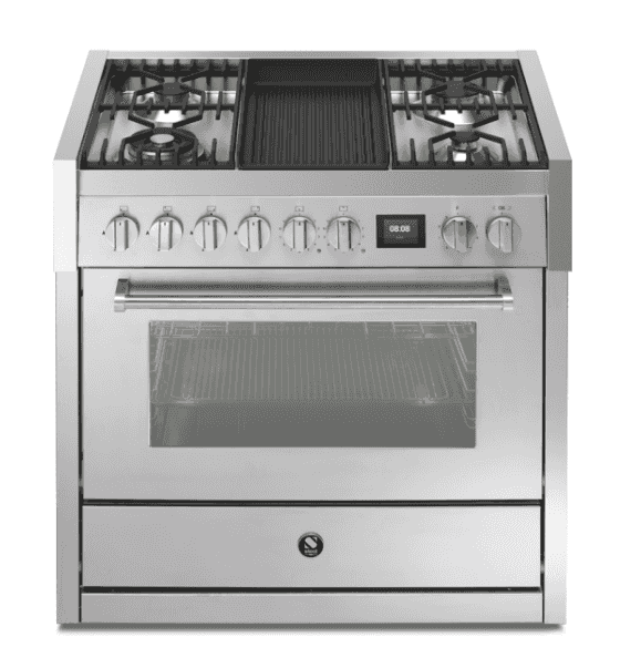 Steel, Genesi, Spis, Gas ,4 brännare + barbecue ,90 cm