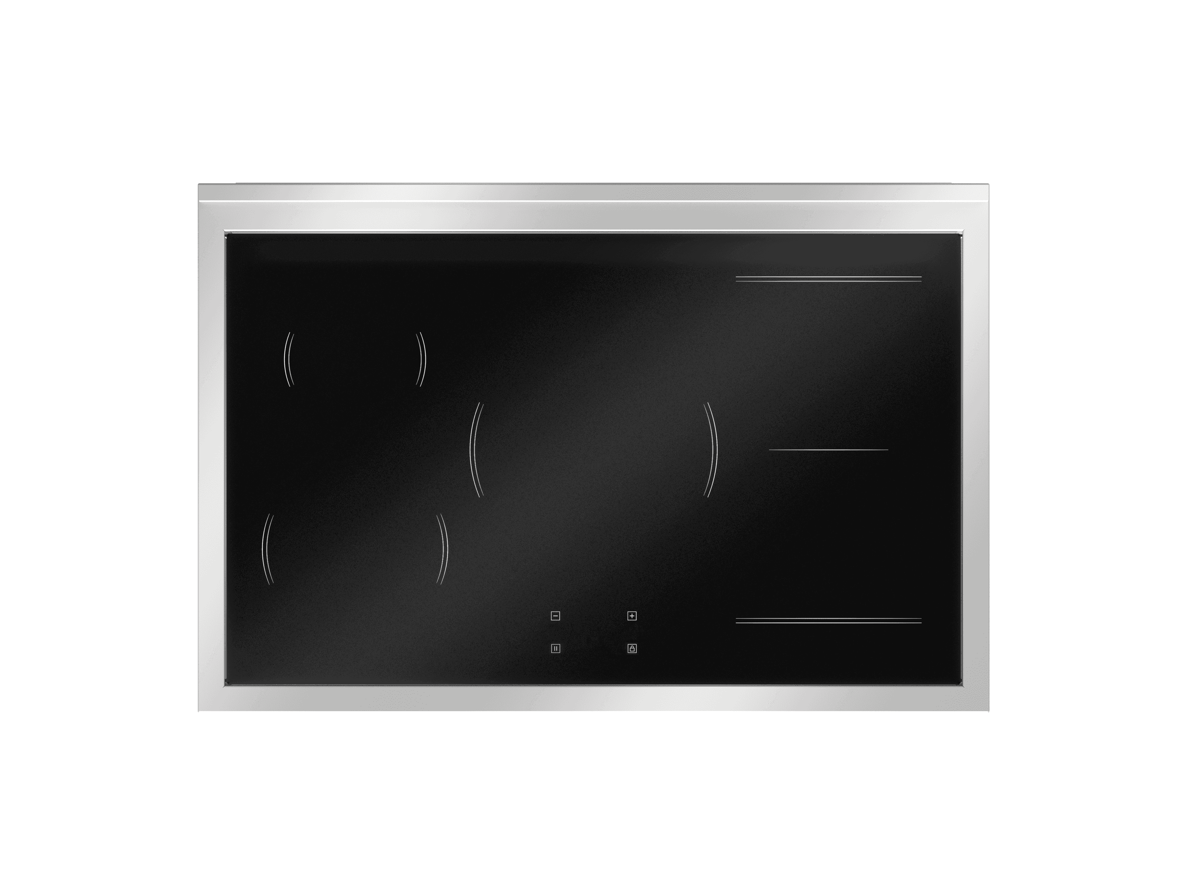 Bertazzoni, Heritage-serien, Induktionsspis utan dekorram, 90 cm, 5 zoner, 2 ugnar. Mattsvart