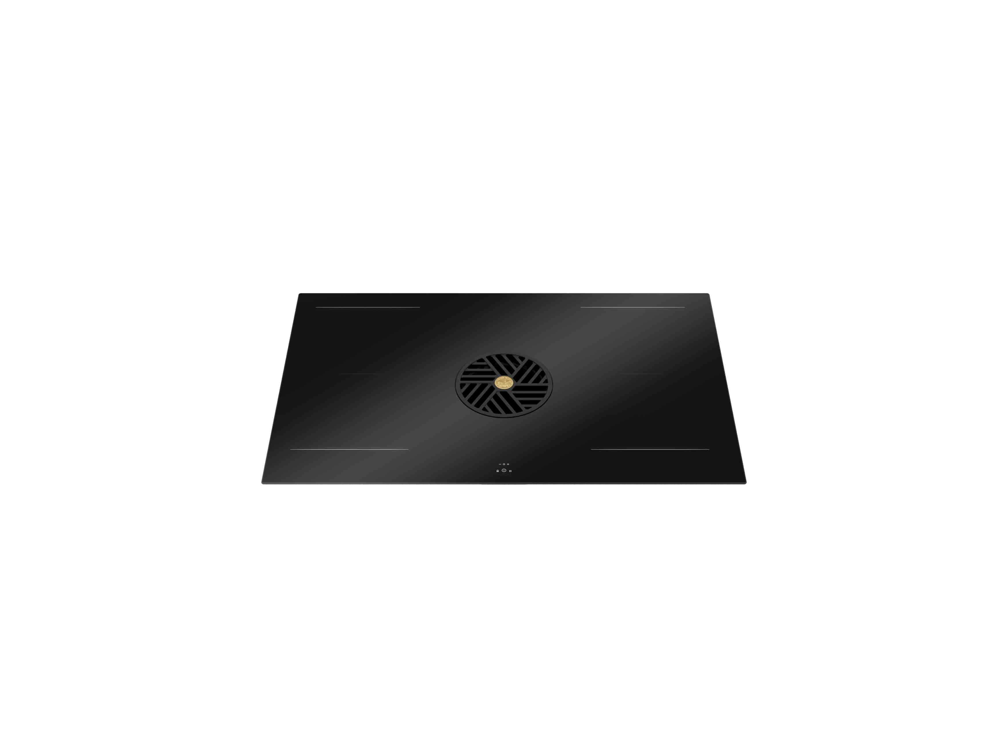 Bertazzoni Induktionshäll med integrerad fläkt, 83 cm, 4 zoner (2 flex)