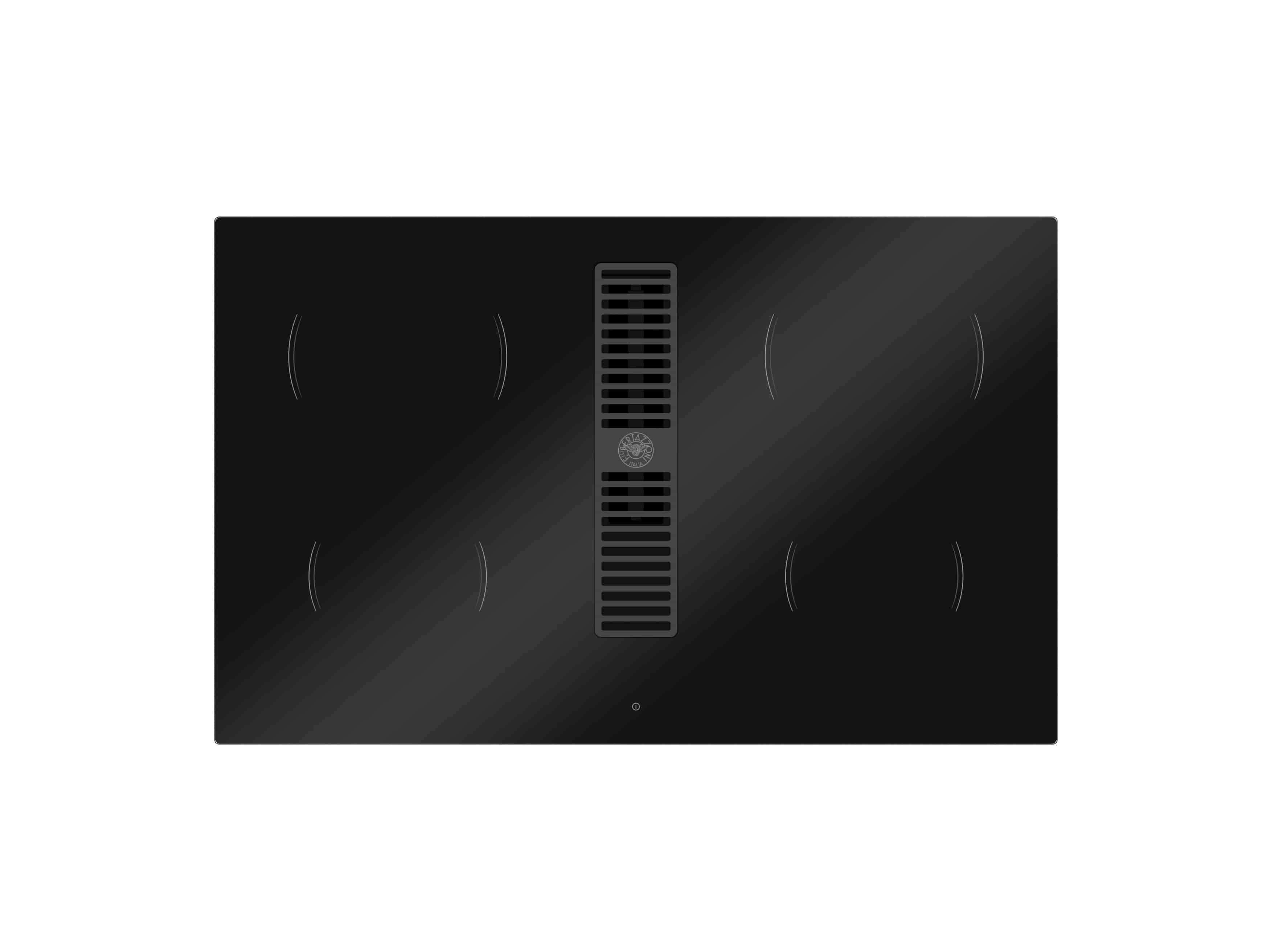 Bertazzoni Induktionshäll med integrerad fläkt, 83 cm, 4 zoner