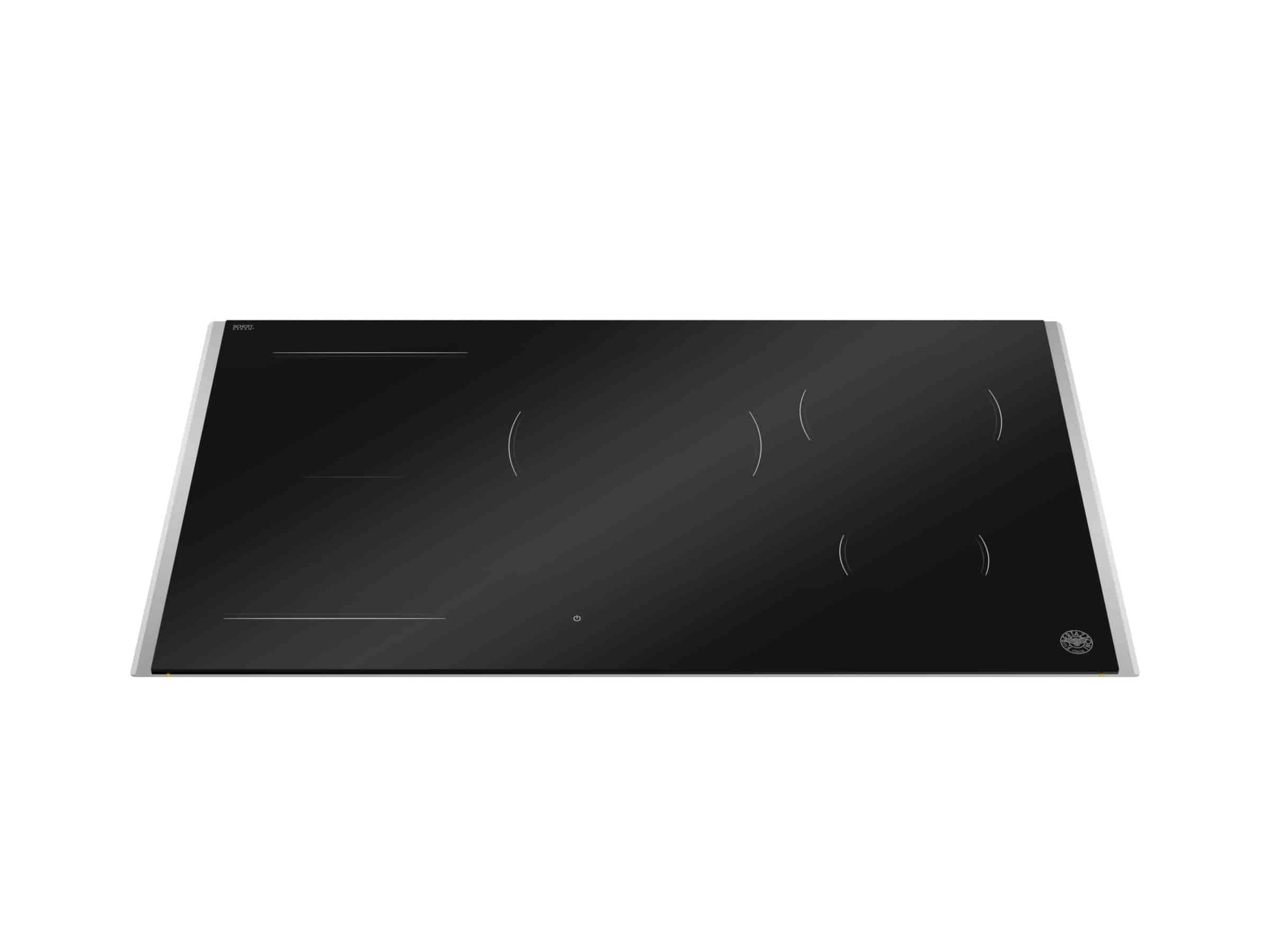 Bertazzoni Premium Induktionshäll, 90 cm, 5 zoner (1 Flex), invisible slider + rostfri ram