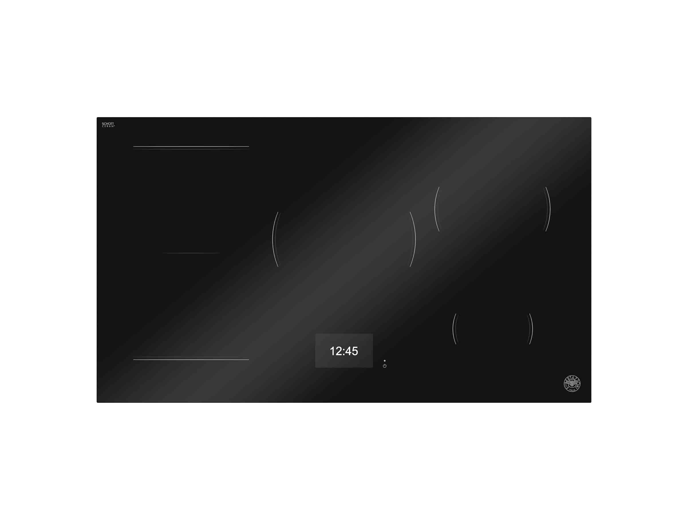 Bertazzoni Super-Premium Induktionshäll, 90 cm, TFT display, 5 zoner (1 Flex)