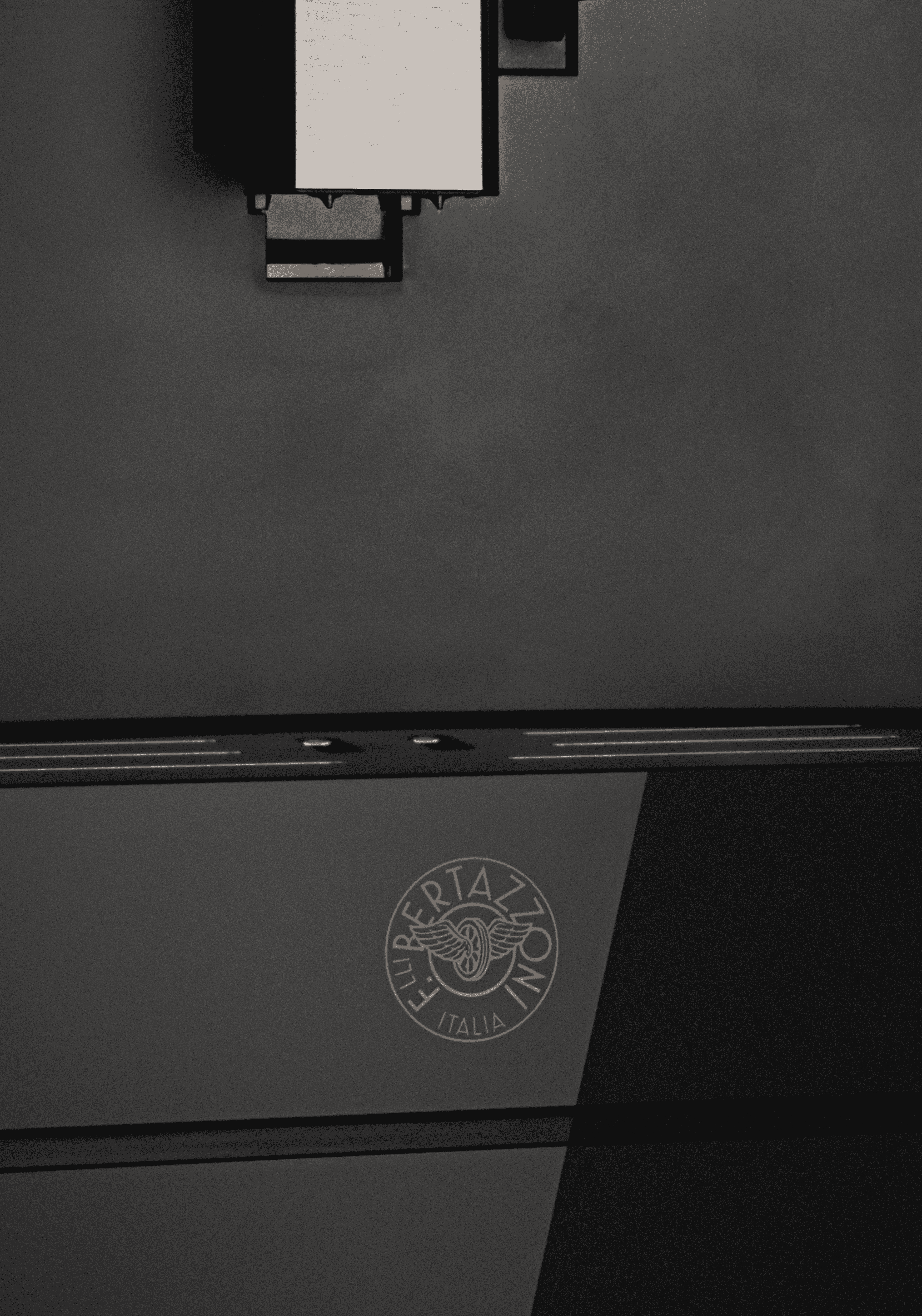 Bertazzoni Integrerad kaffemaskin, svart glas, Modern-series