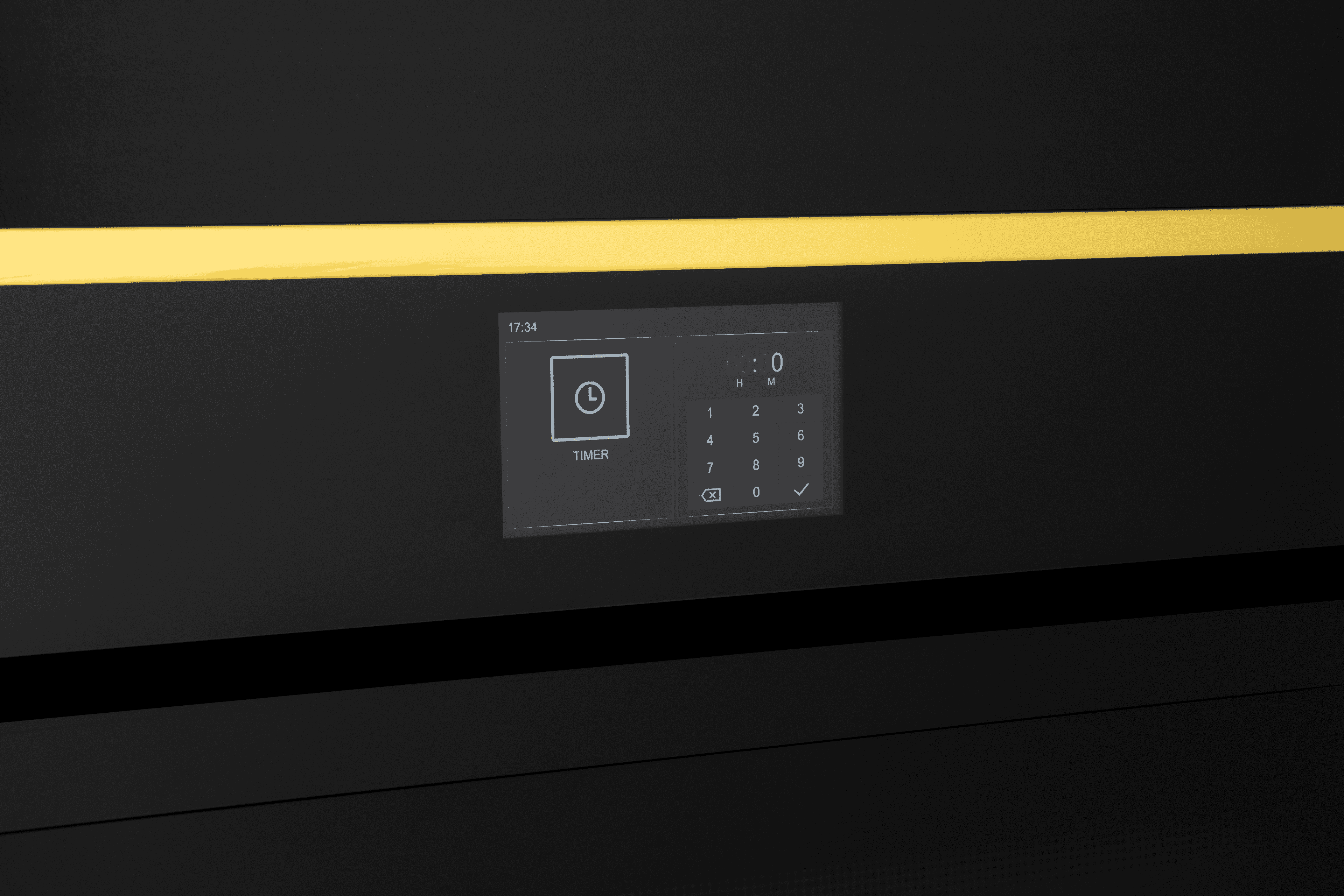 Bertazzoni Ugn med pyrolys TFT, guld, blank, Modern-series