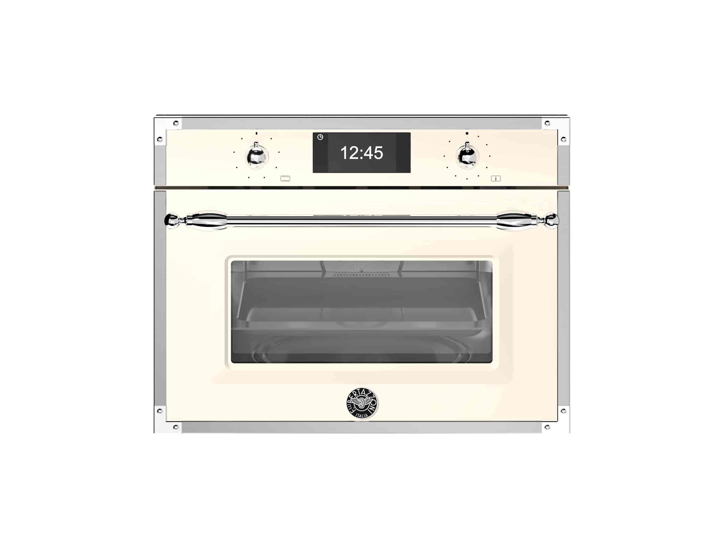 Bertazzoni Kombiugn med mikro, TFT, avorio / krom, Heritage-serien