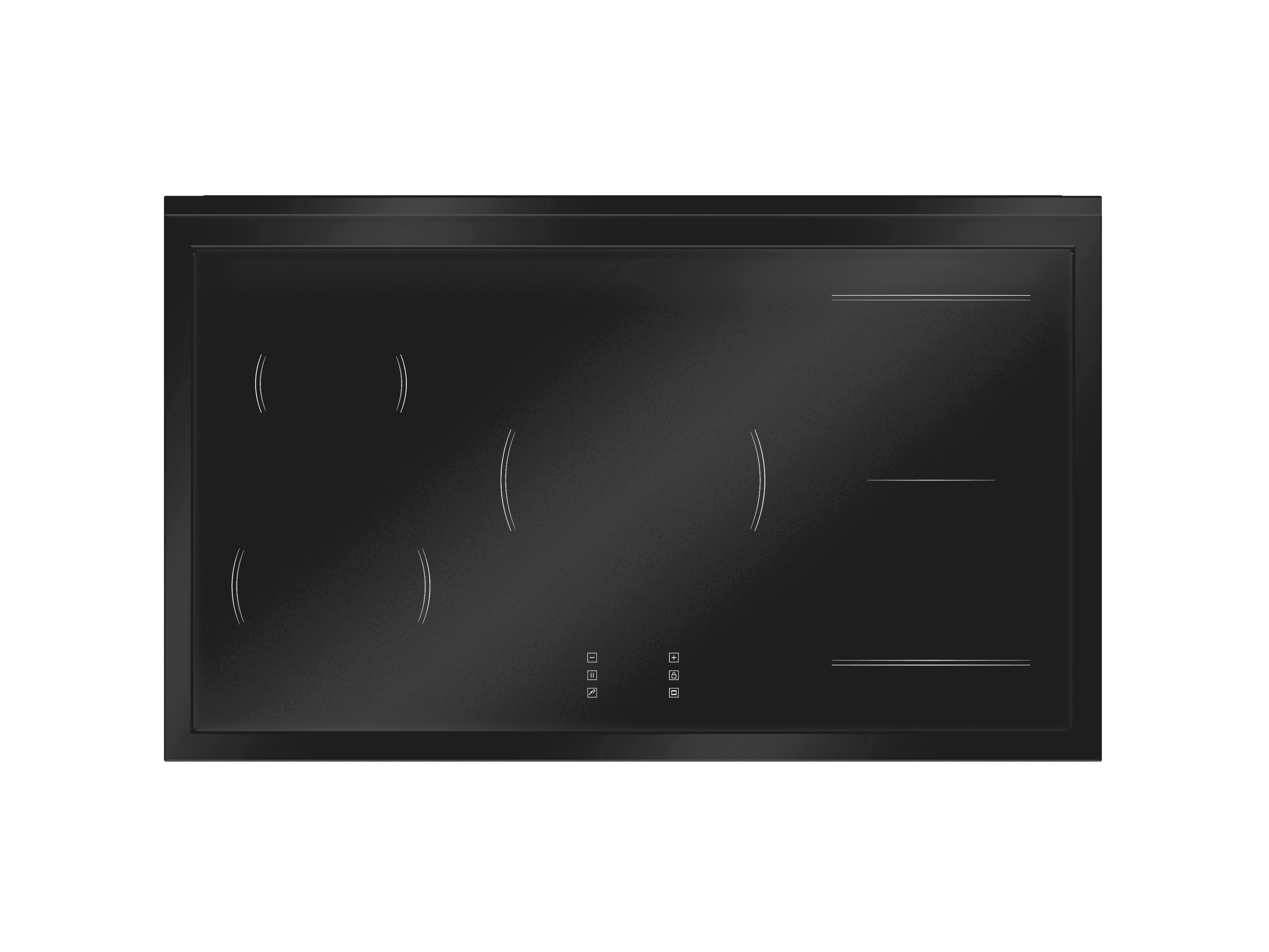 Bertazzoni, Professional-serien, Induktionsspis, 100 cm, 5 zoner, 2 ugnar. Carbonio