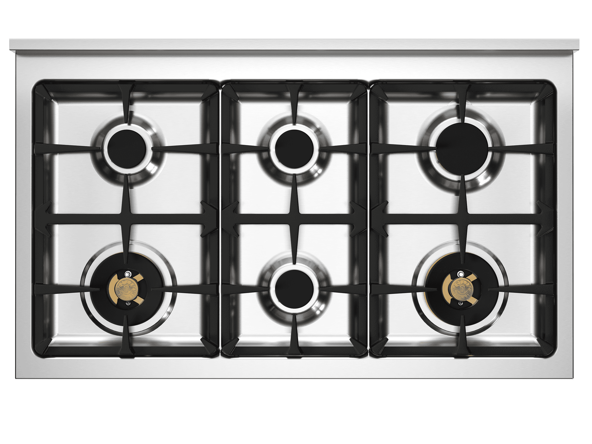 Bertazzoni, Professional-serien, Gasspis, 100 cm, 6 brännare, 2 ugnar. Vit