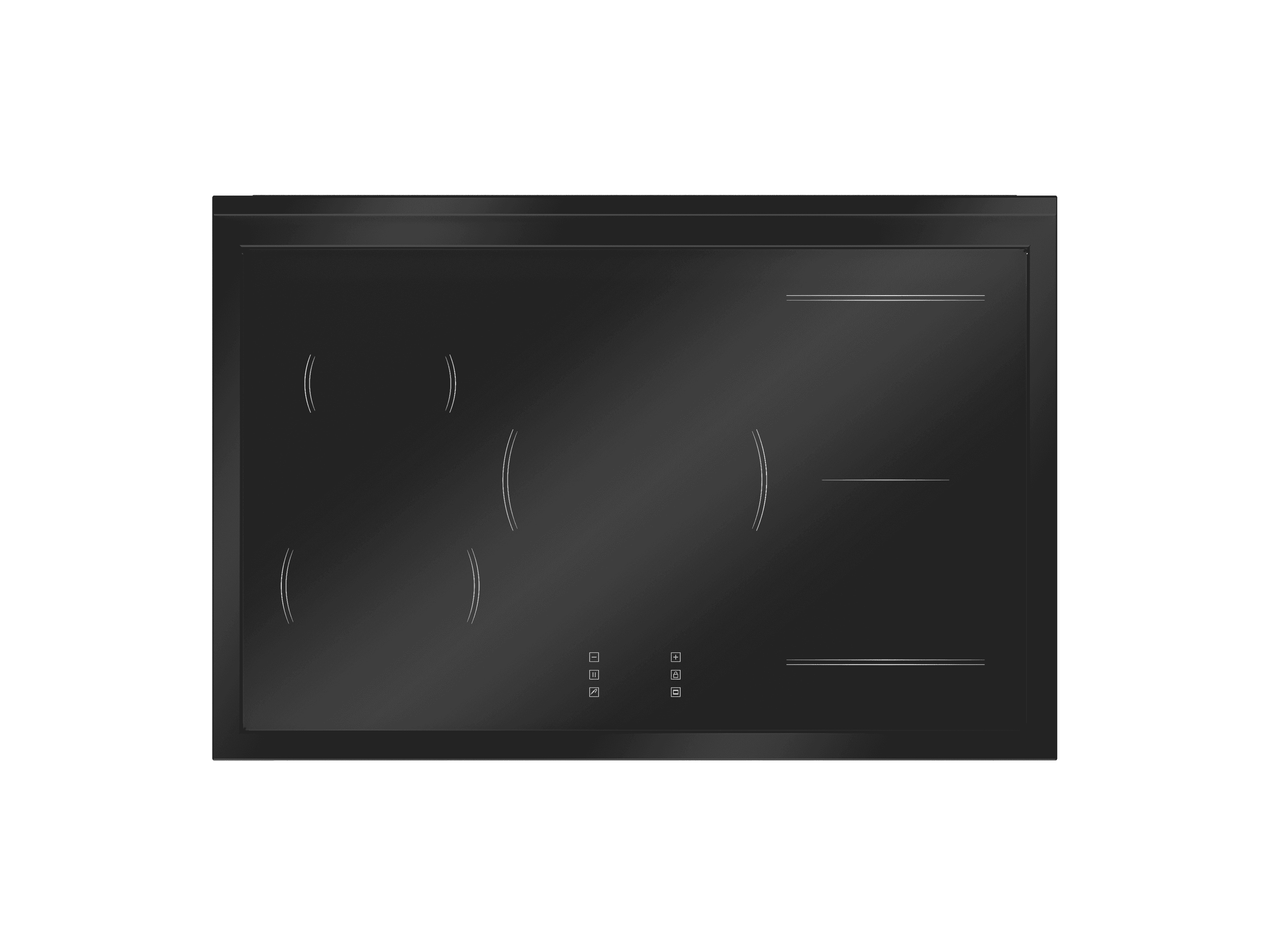 Bertazzoni, Professional-serien, Induktionsspis, 90 cm, 5 zoner, 2 ugnar. Carbonio