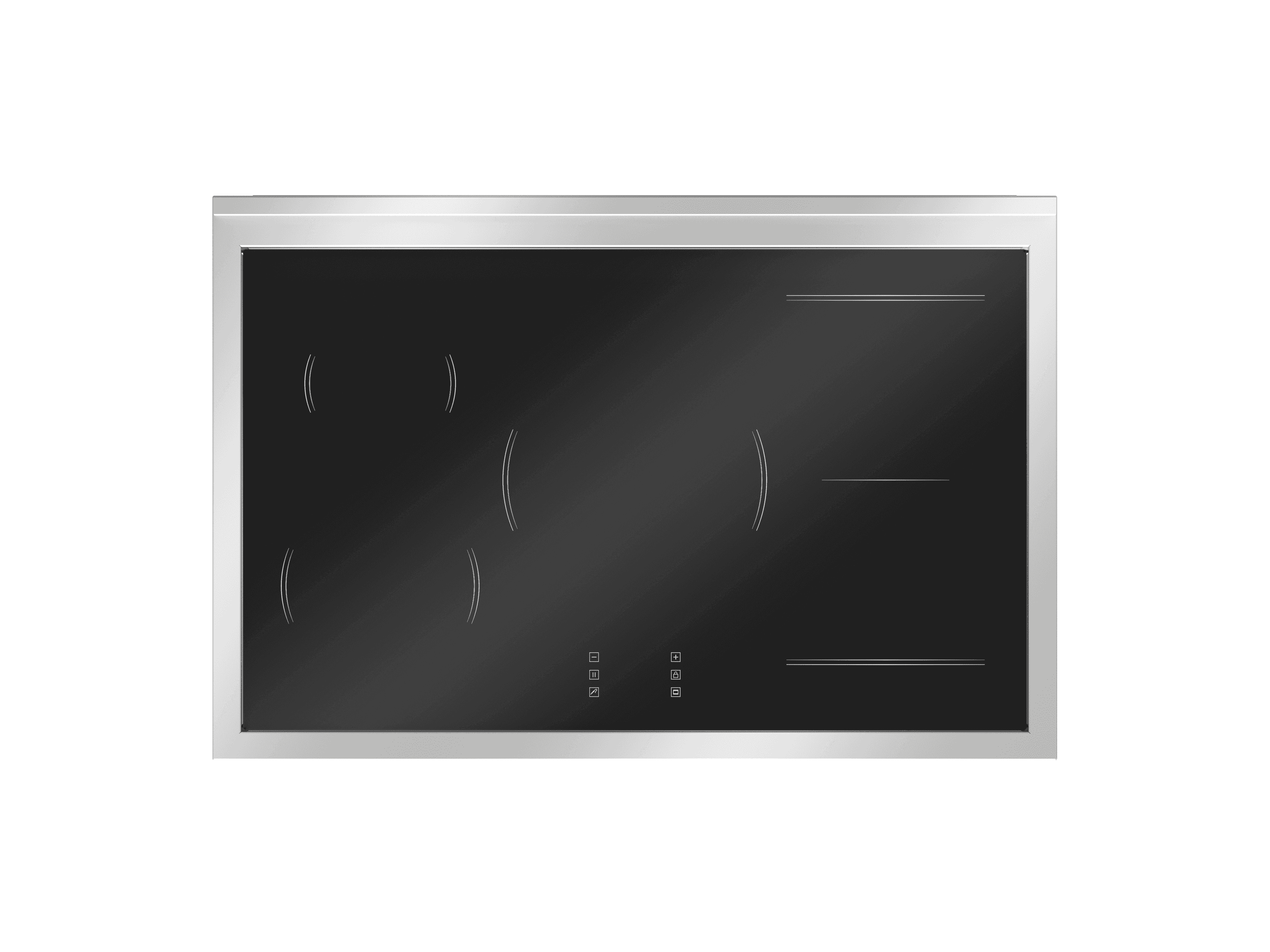Bertazzoni, Professional-serien, Induktionsspis, 90 cm, 5 zoner, 2 ugnar. Svart
