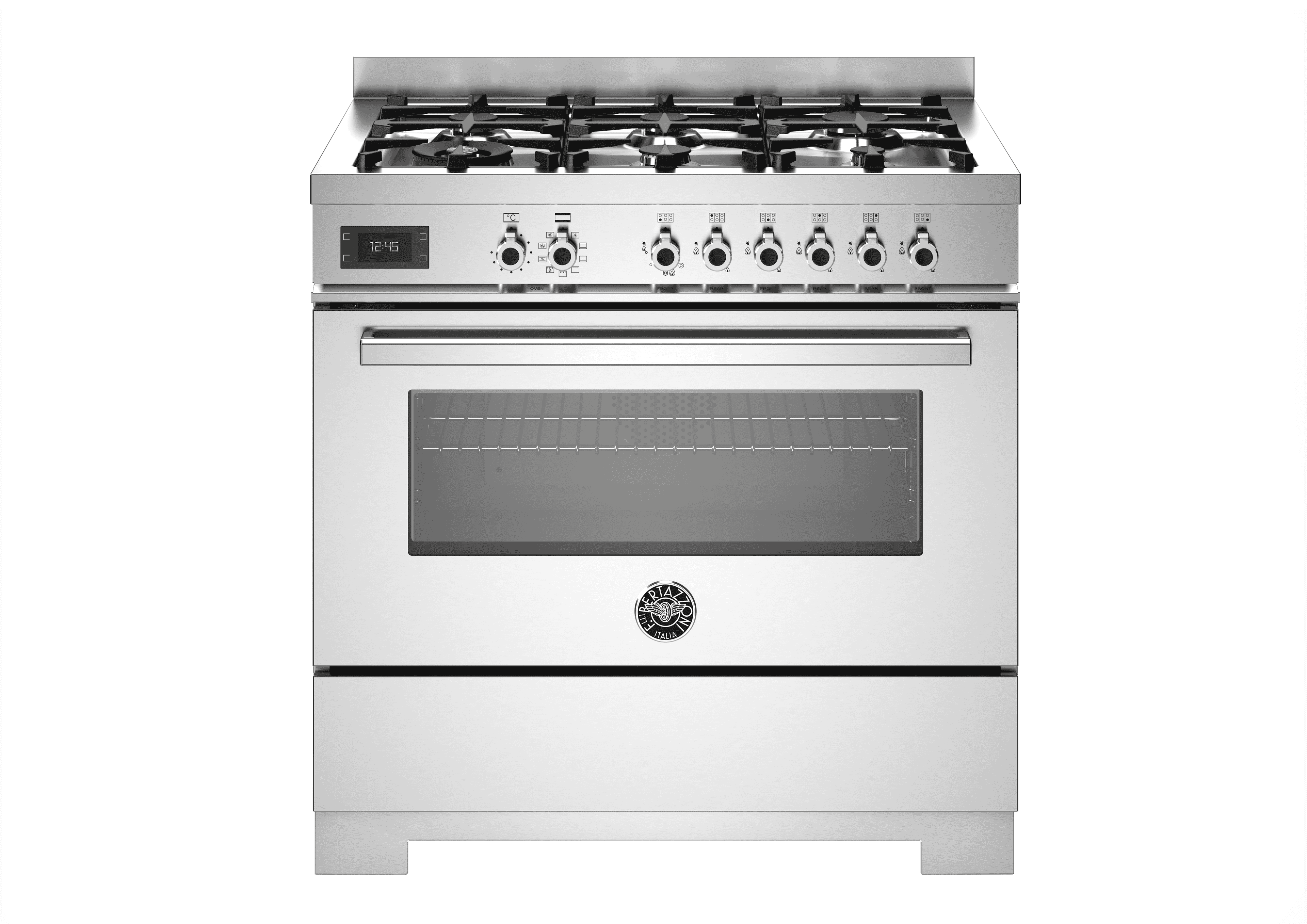 Bertazzoni, Professional-serien, Gasspis, 90 cm, 6 brännare, 1 ugn. Rostfri