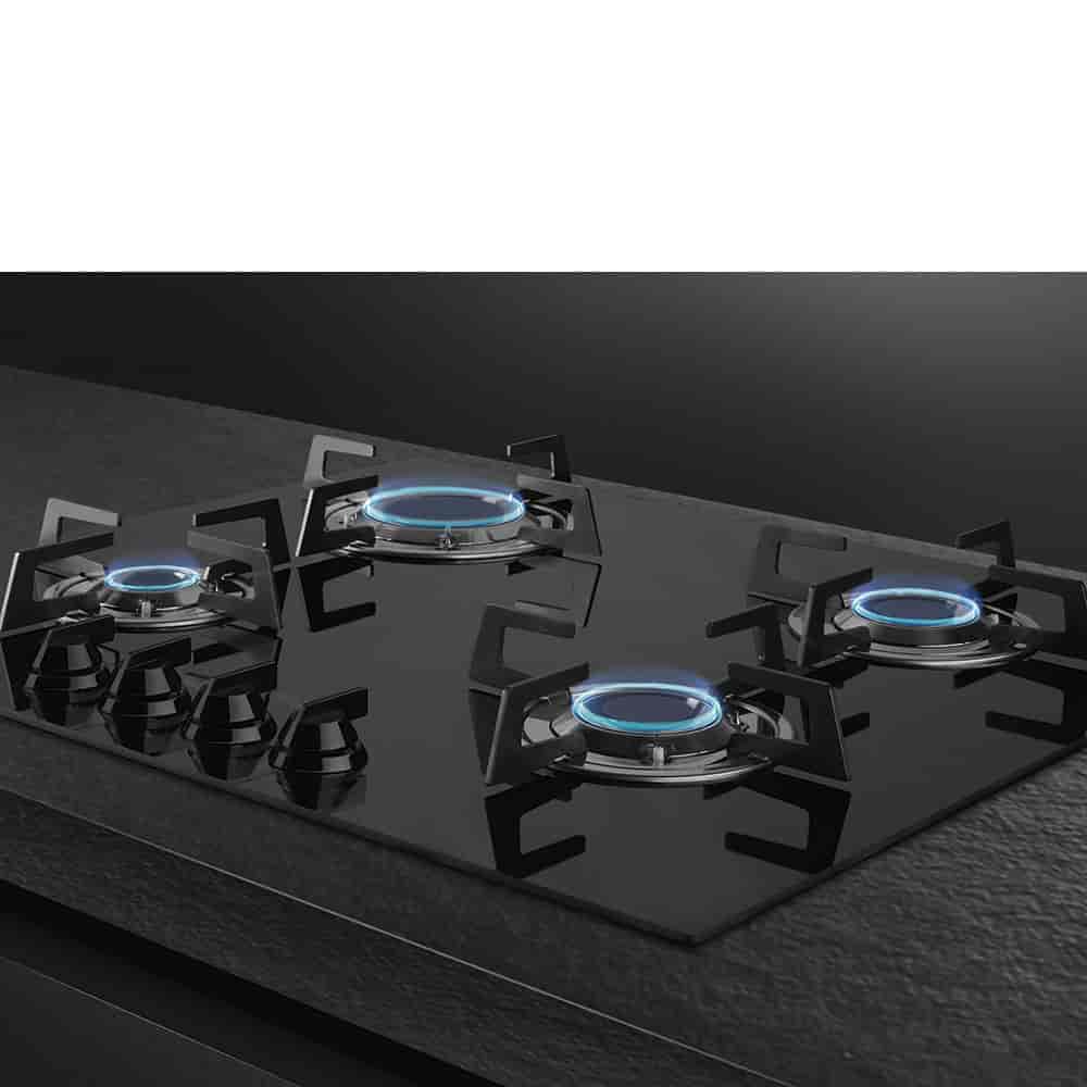 Smeg, Gashäll 60 cm Svart Dolce Stil Novo