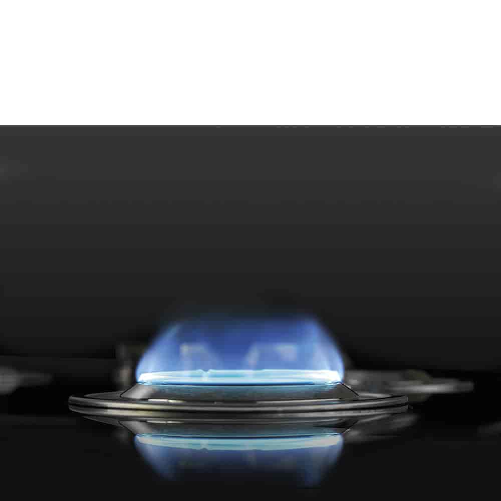 Smeg, Gashäll 60 cm Svart Dolce Stil Novo